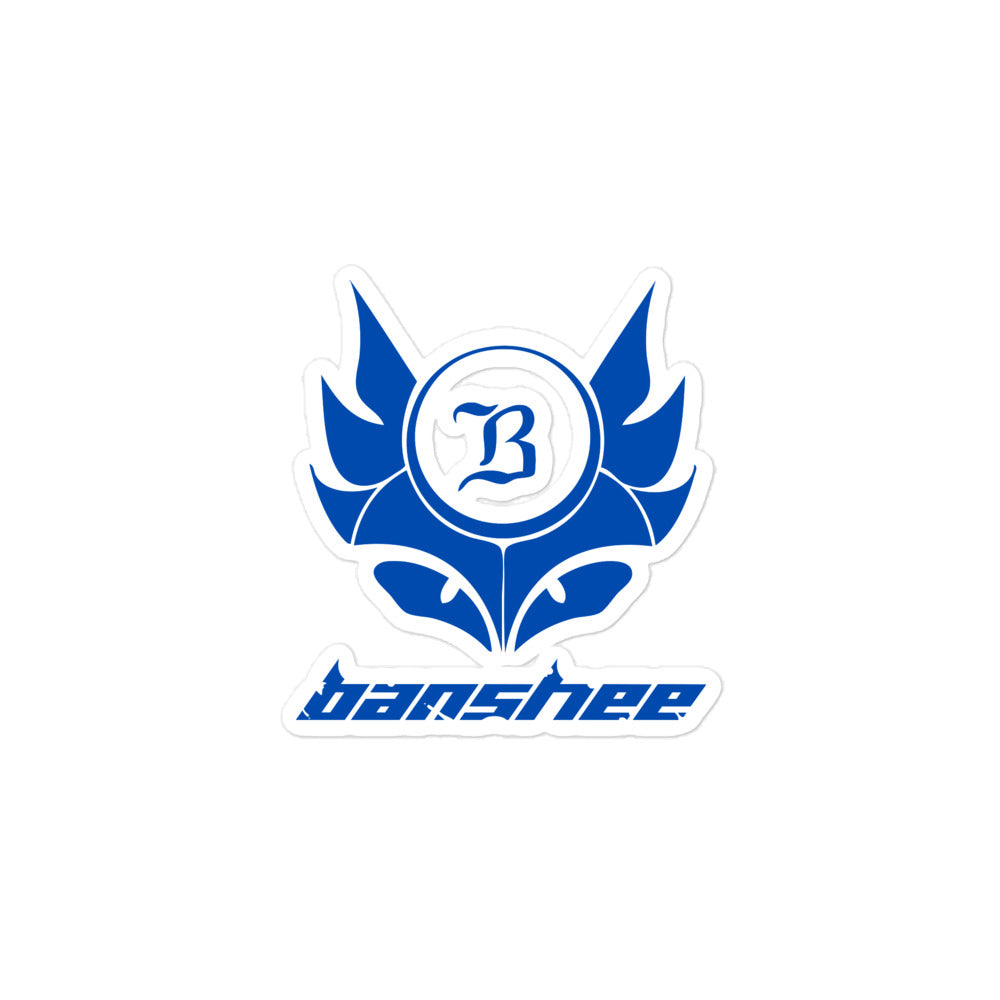 Banshee Blue Creature Logo - Sticker
