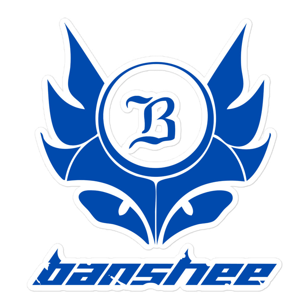 Banshee Blue Creature Logo - Sticker