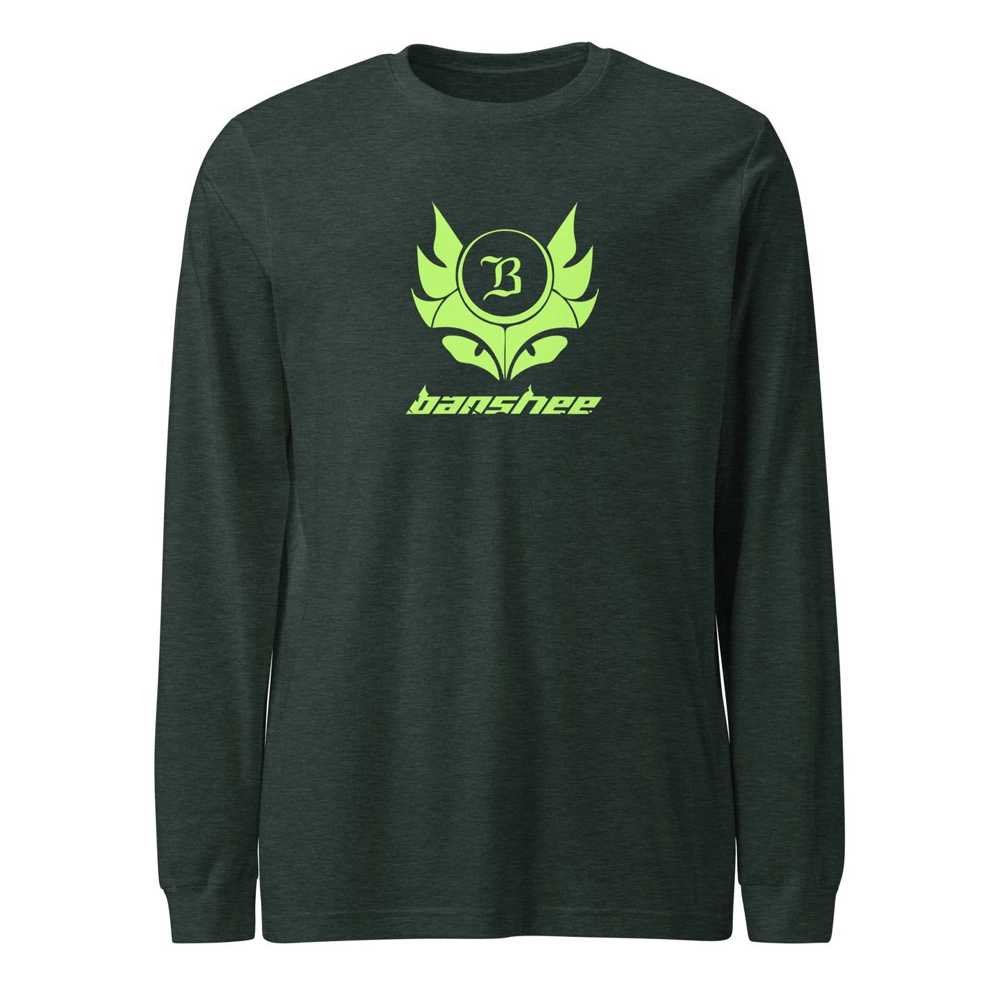 Banshee Creature Lime - Long Sleeve Tee
