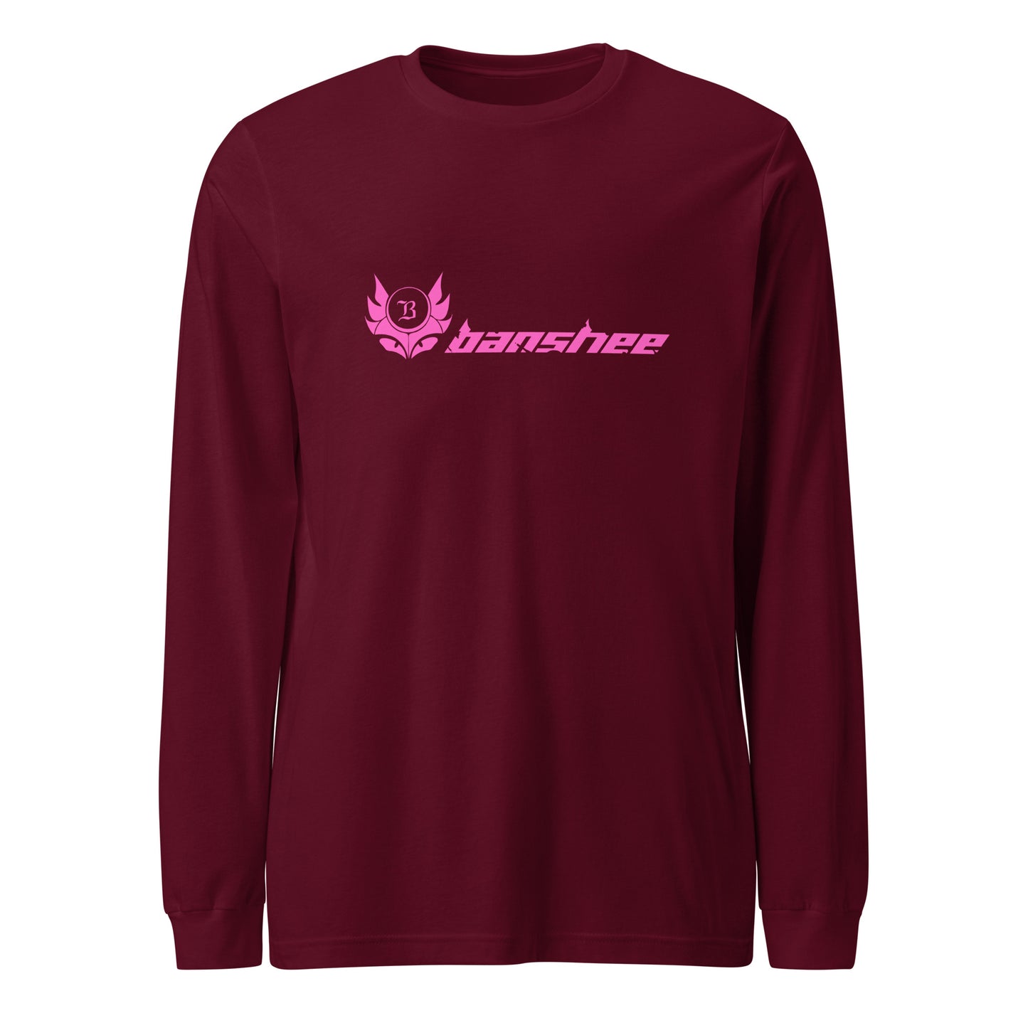 Banshee Linear Pink - Long Sleeve Tee