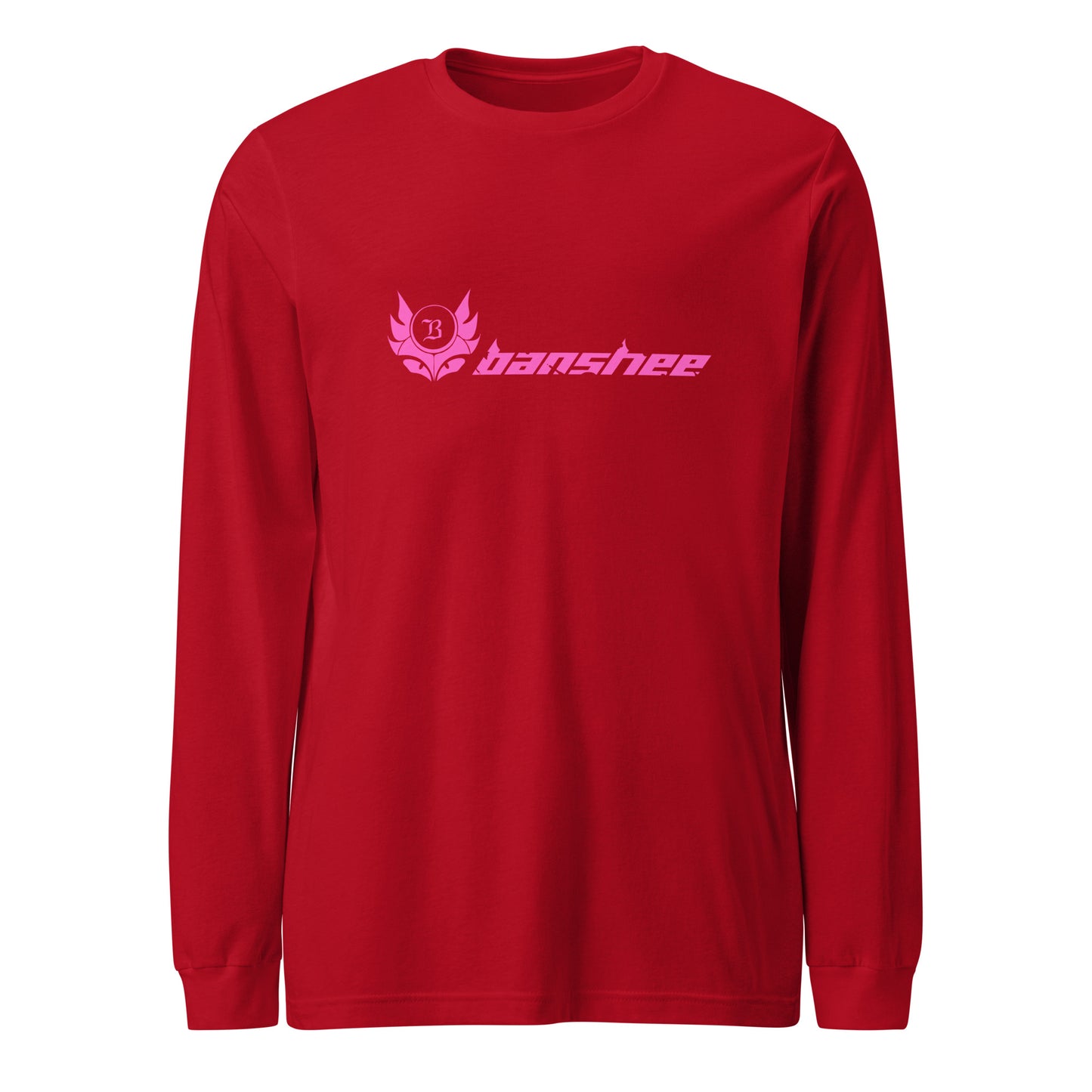 Banshee Linear Pink - Long Sleeve Tee