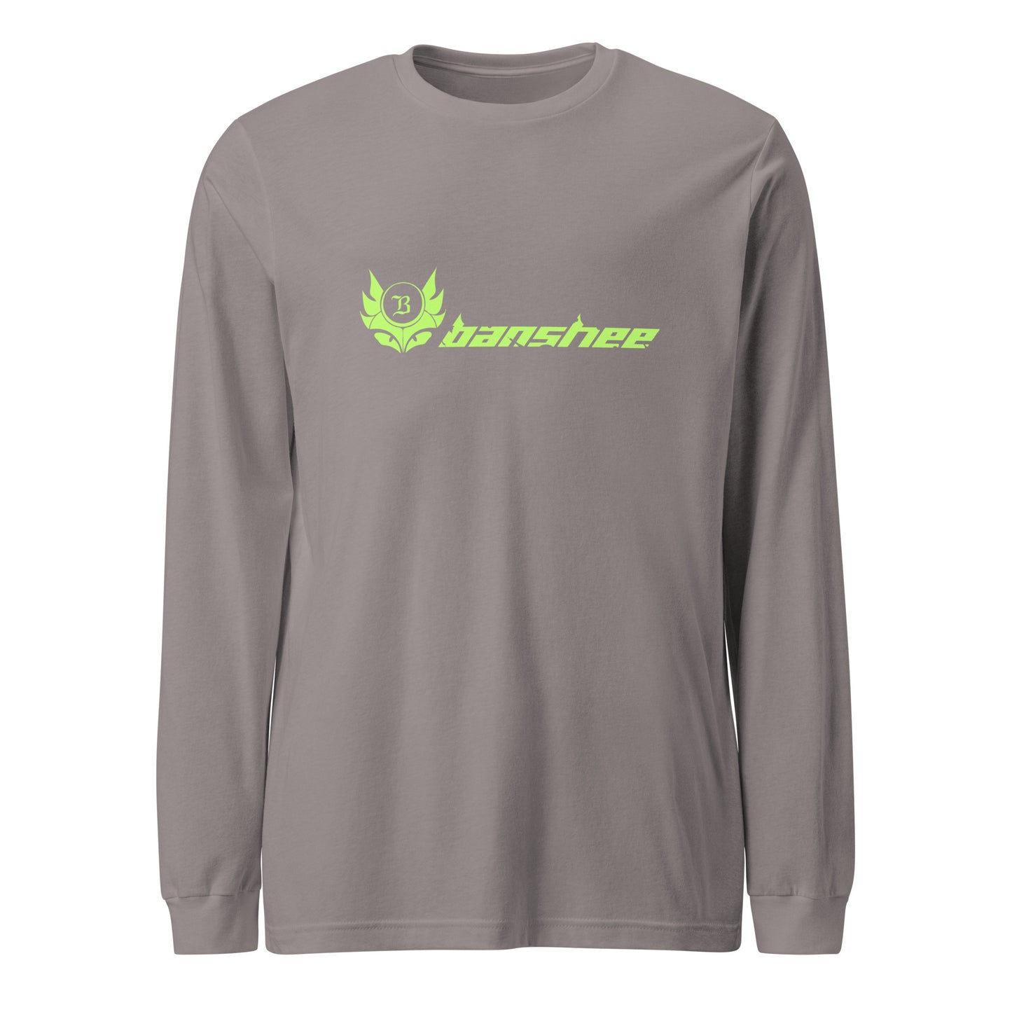 Banshee Linear Lime - Long Sleeve Tee