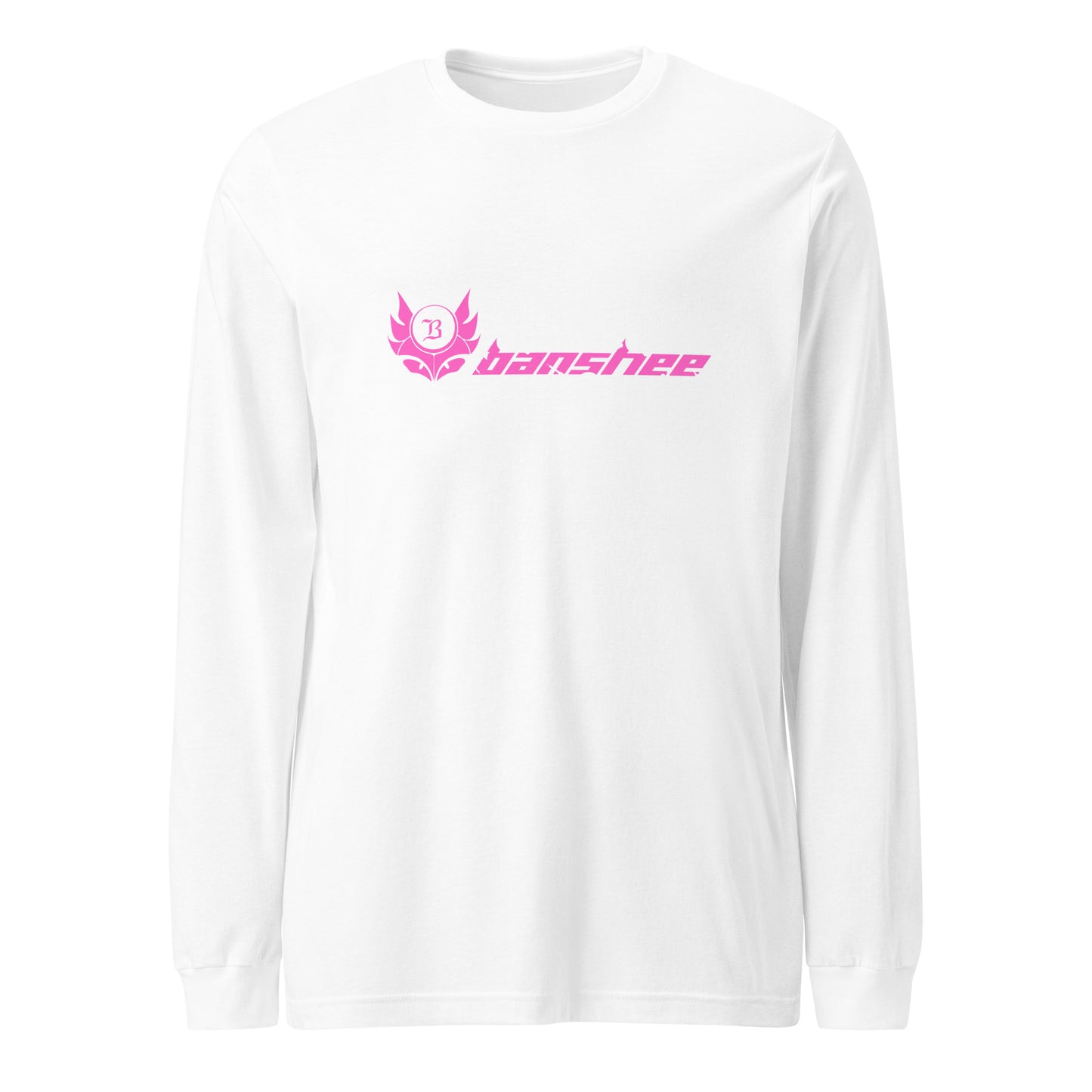 Banshee Linear Pink - Long Sleeve Tee