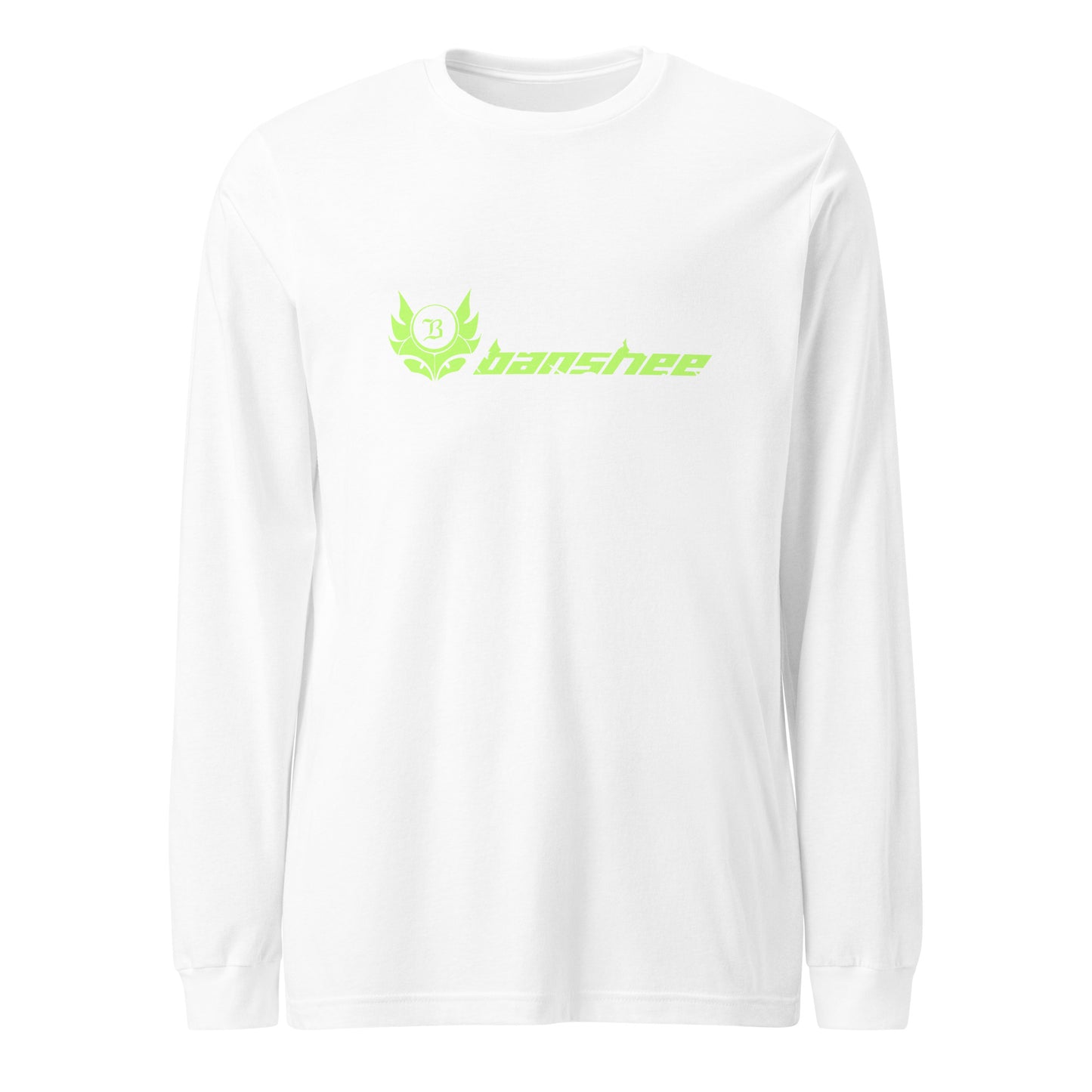 Banshee Linear Lime - Long Sleeve Tee