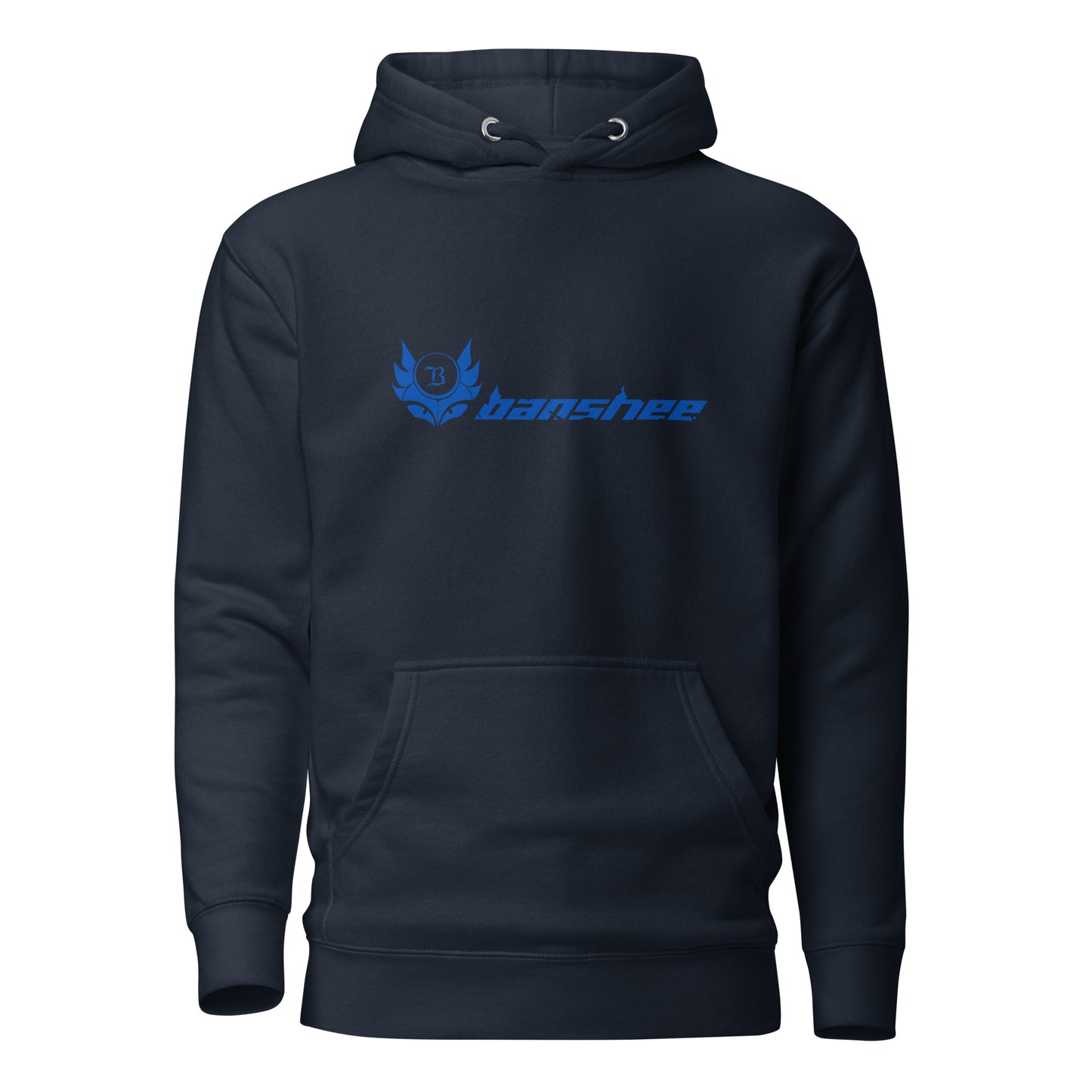 Banshee Blue Linear Logo - Hoodie