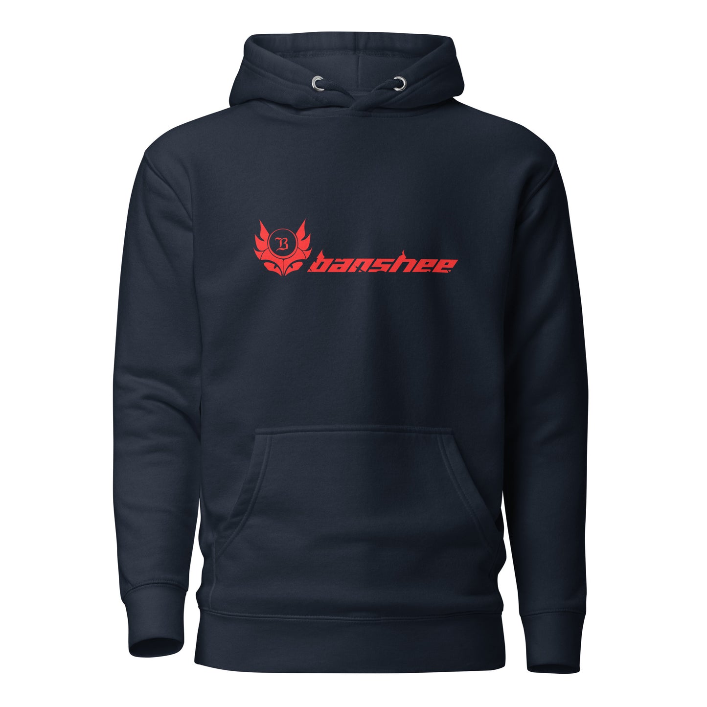 Banshee Red Linear Logo - Hoodie