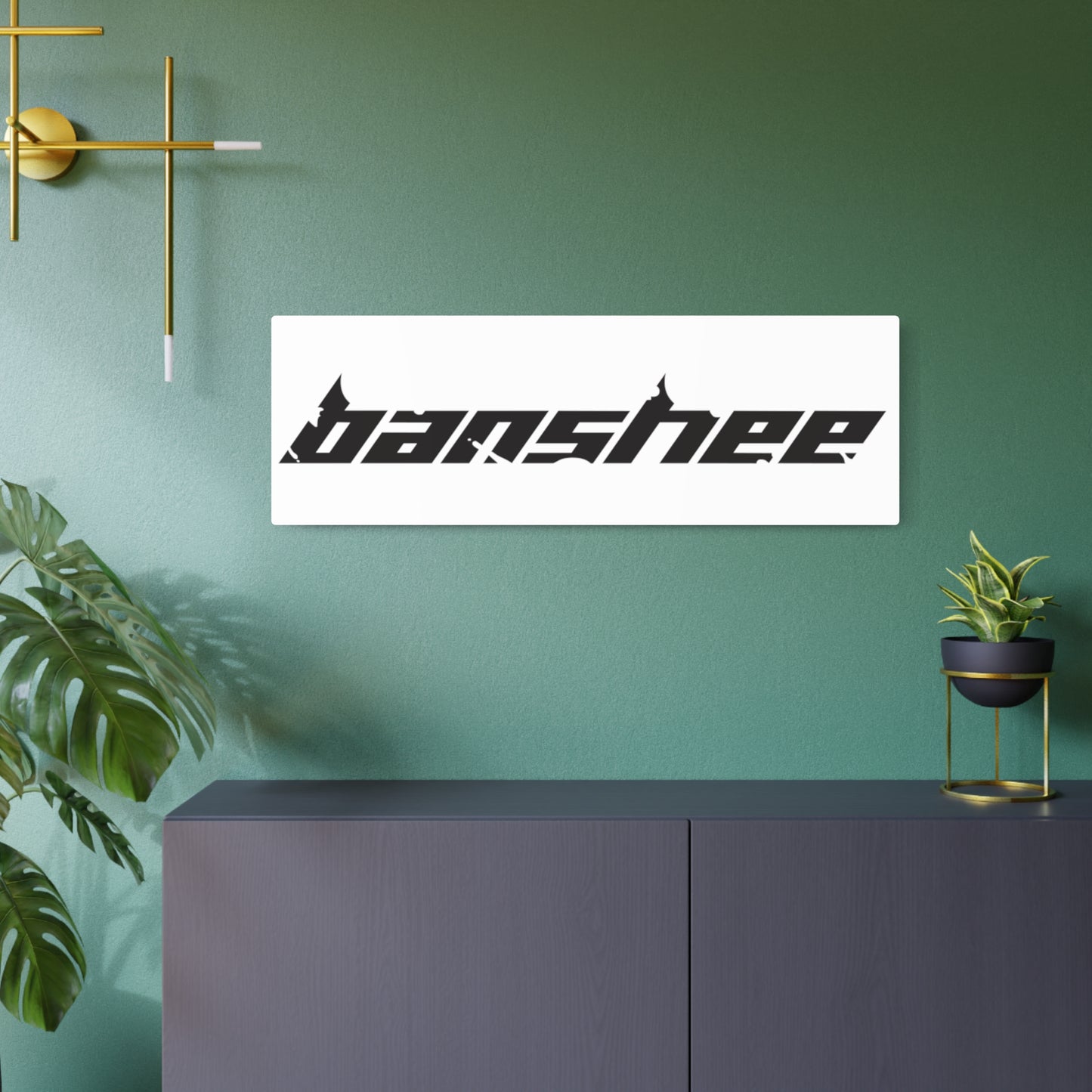 Banshee Promotional Metal Art Sign