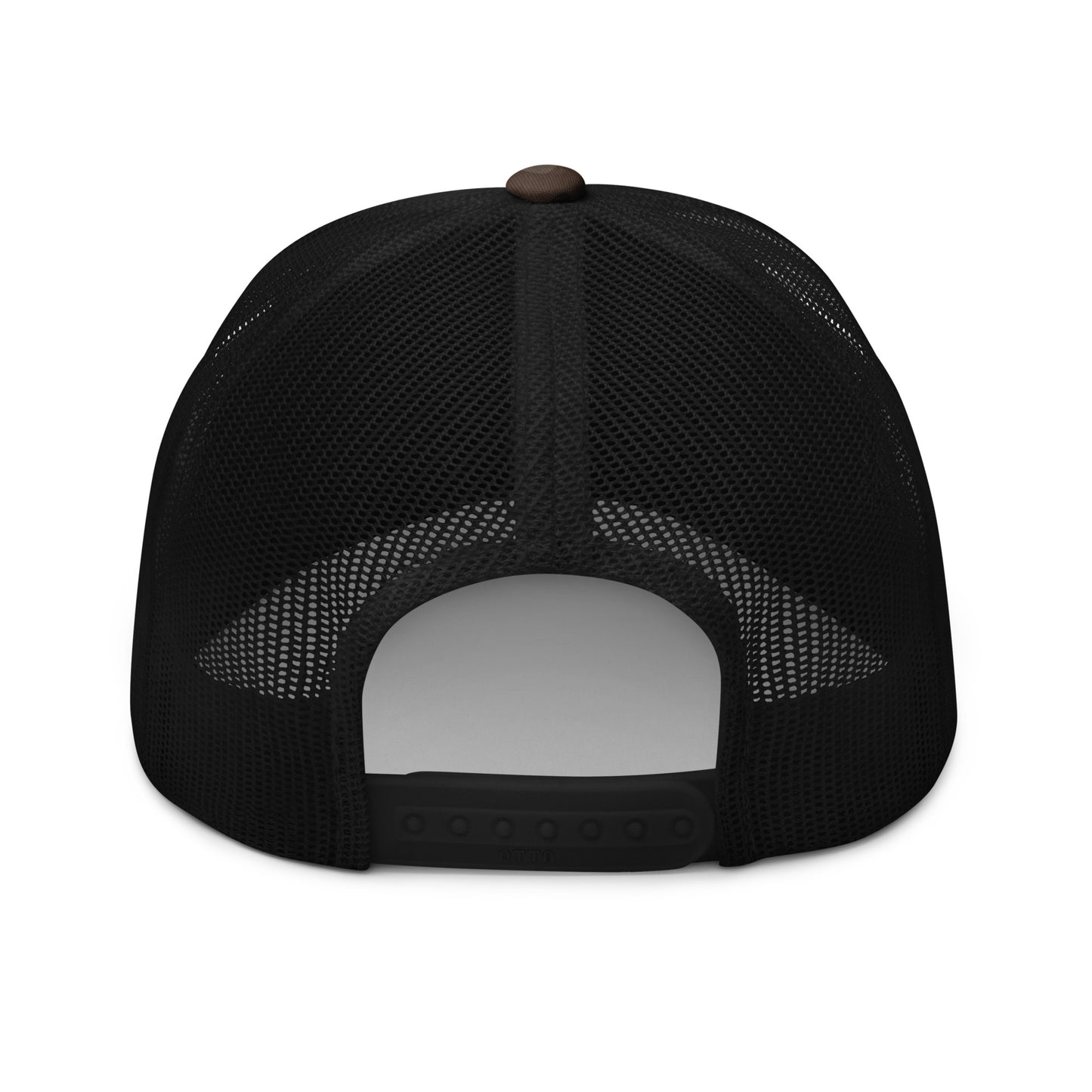 Minimalist Stealth Logo Camouflage trucker hat