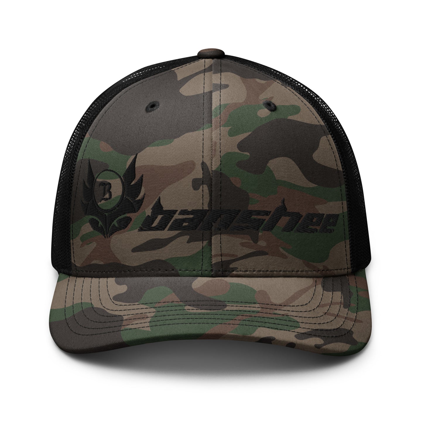 Camouflage trucker hat