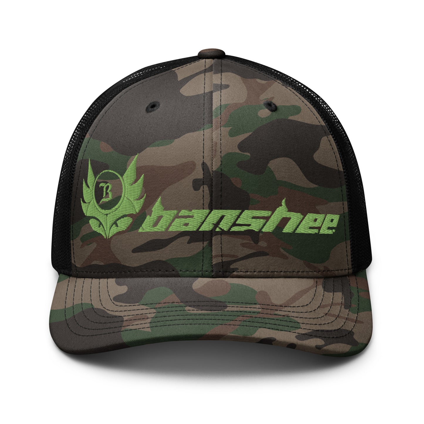 Camouflage trucker hat