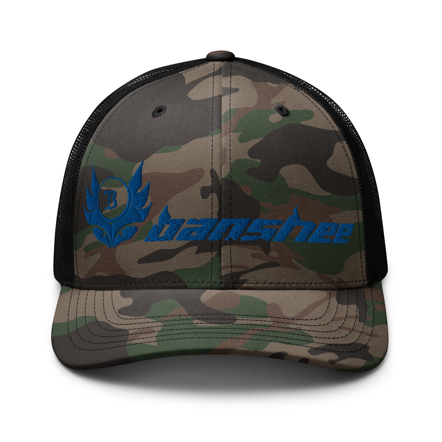 Camouflage trucker hat