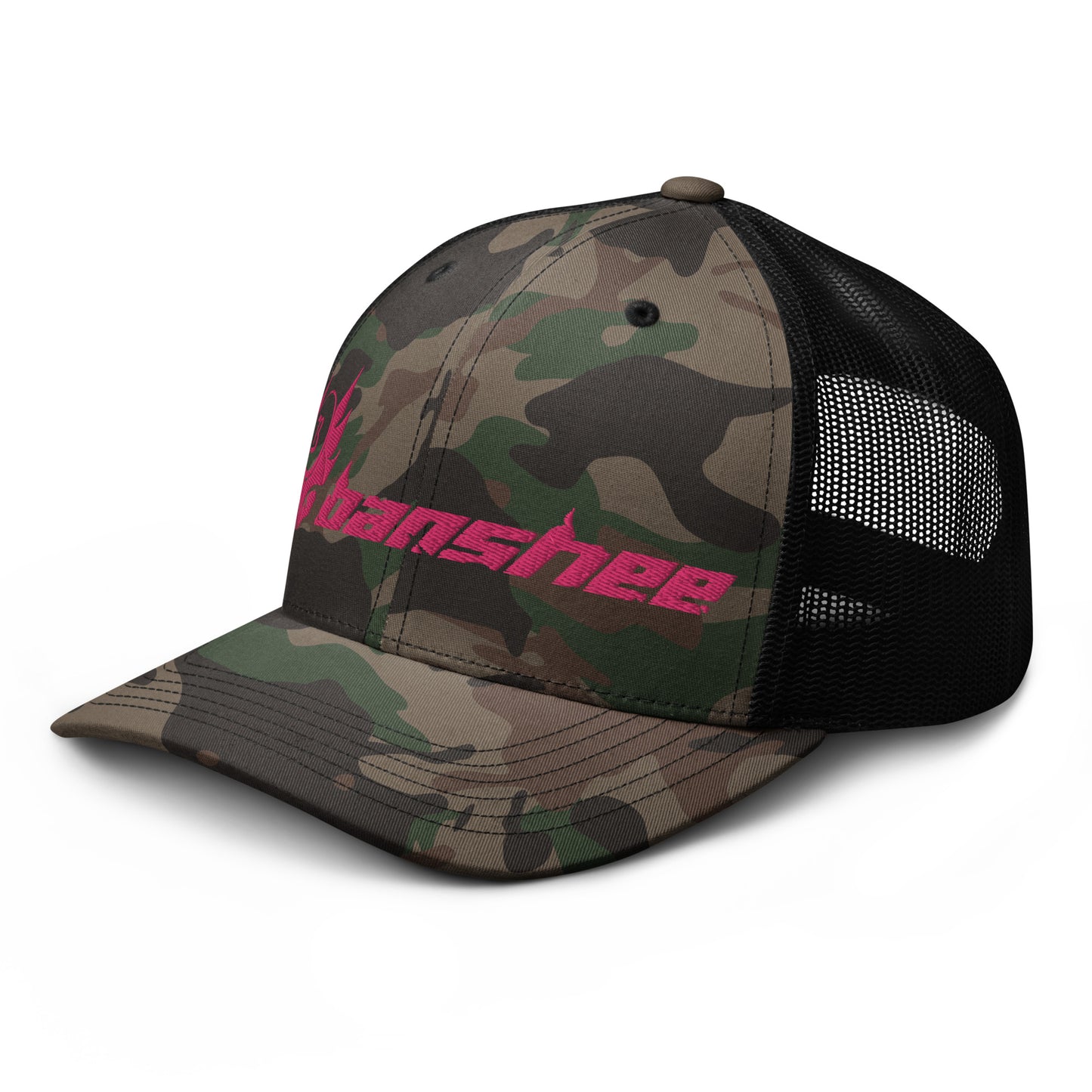 Camouflage trucker hat