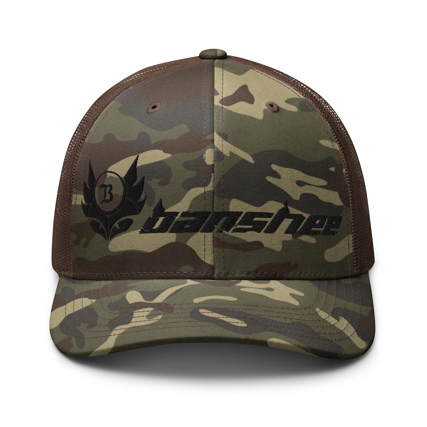 Camouflage trucker hat