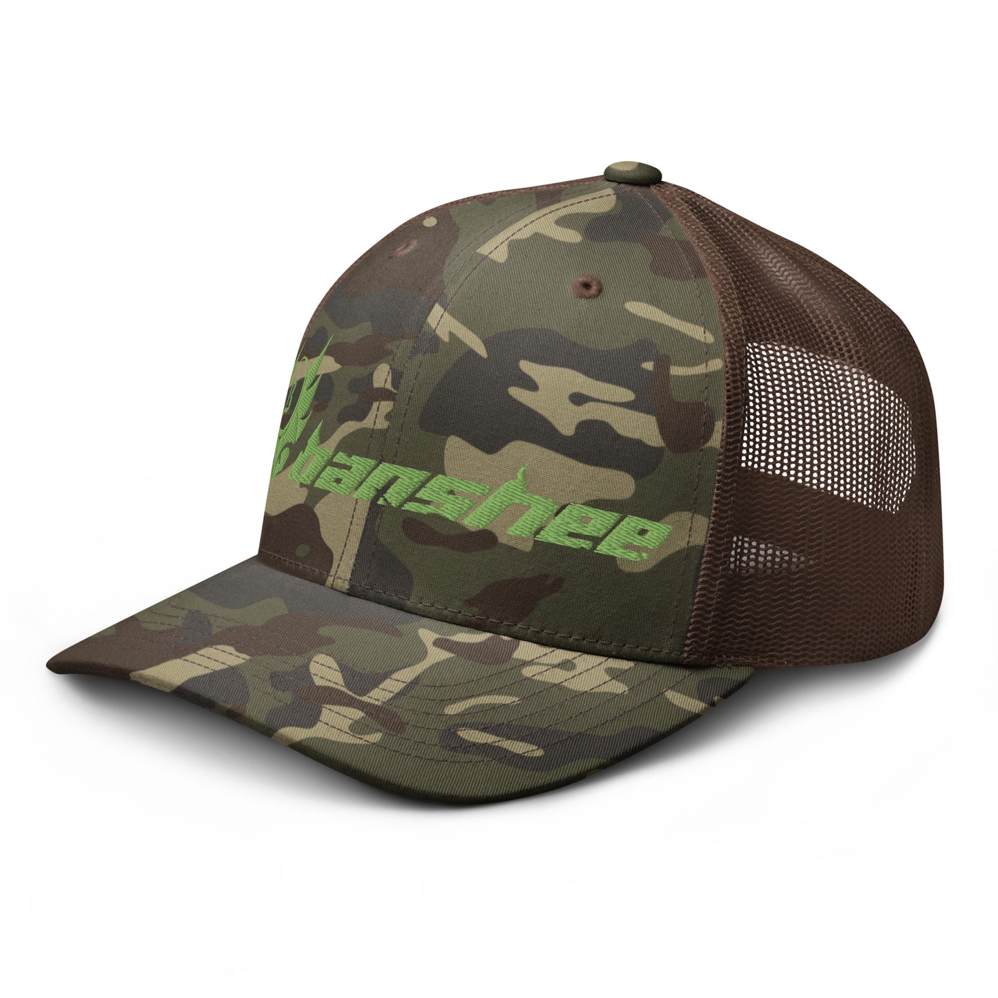 Camouflage trucker hat