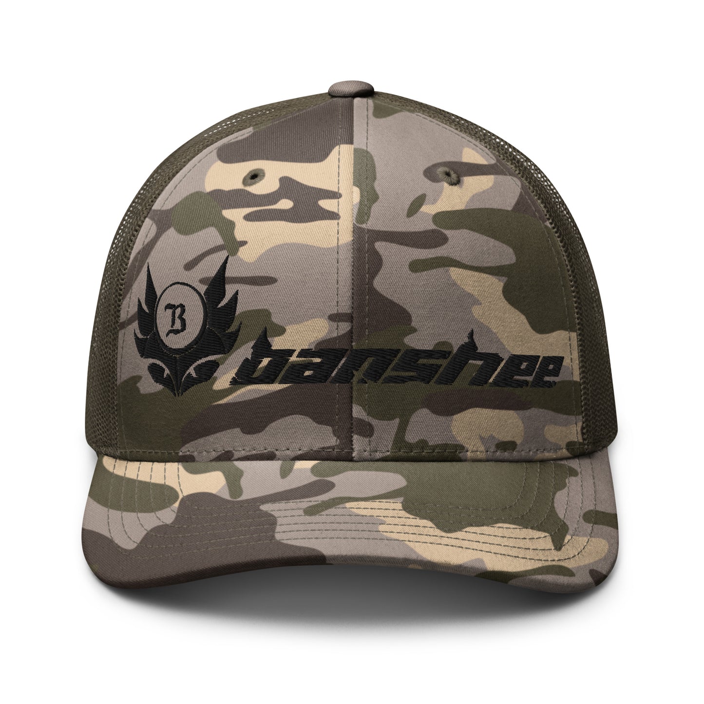 Camouflage trucker hat