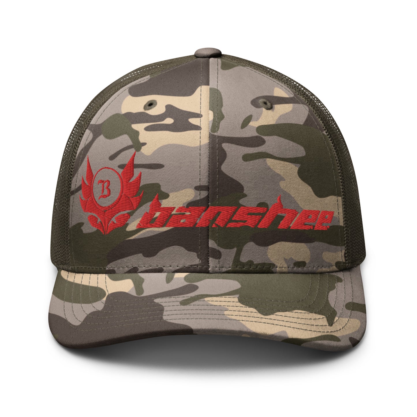 Camouflage trucker hat