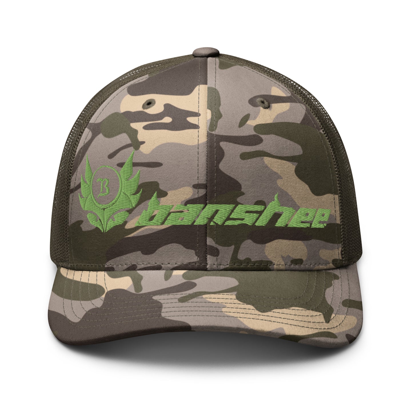 Camouflage trucker hat