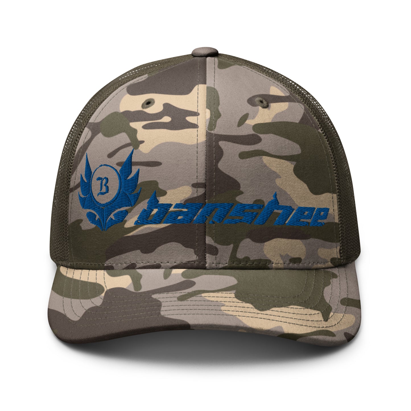 Camouflage trucker hat