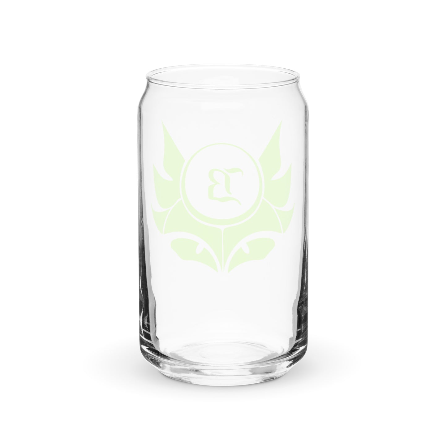 Banshee Logo - Can-shaped glass