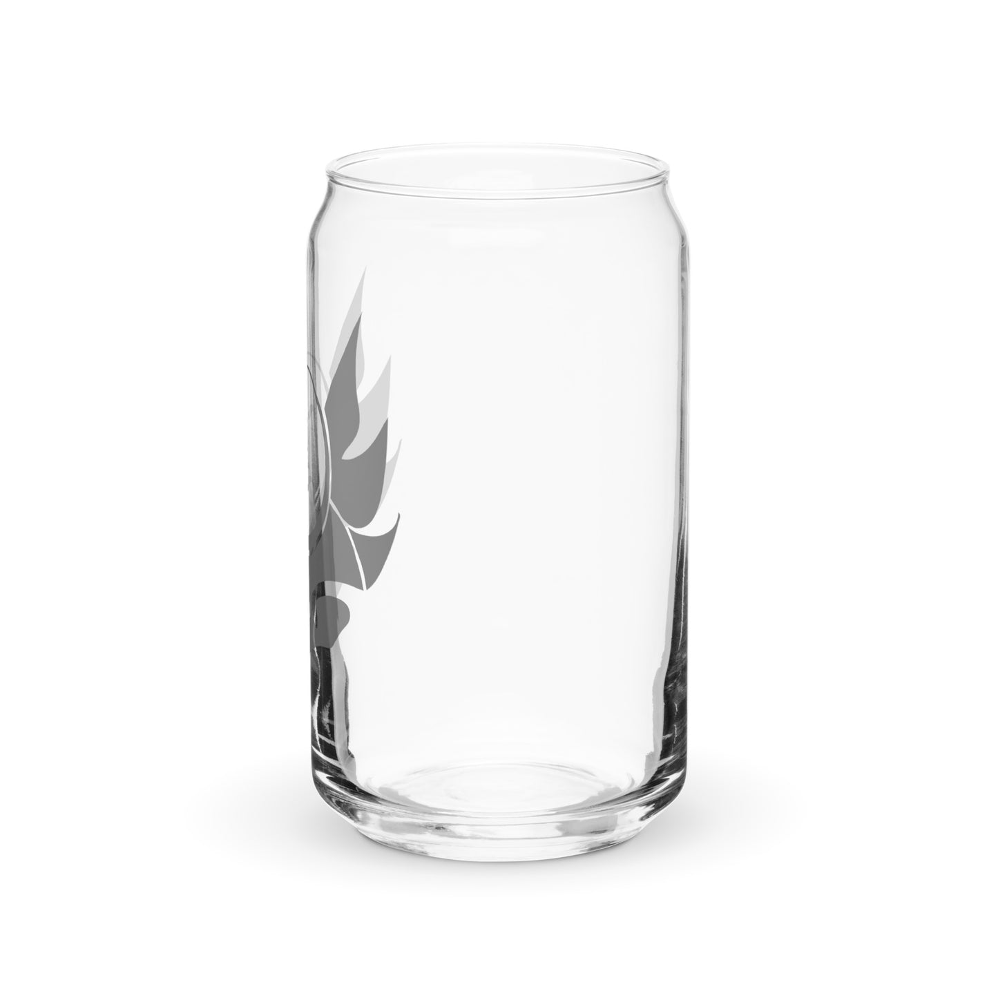 Banshee Logo - Can-shaped glass