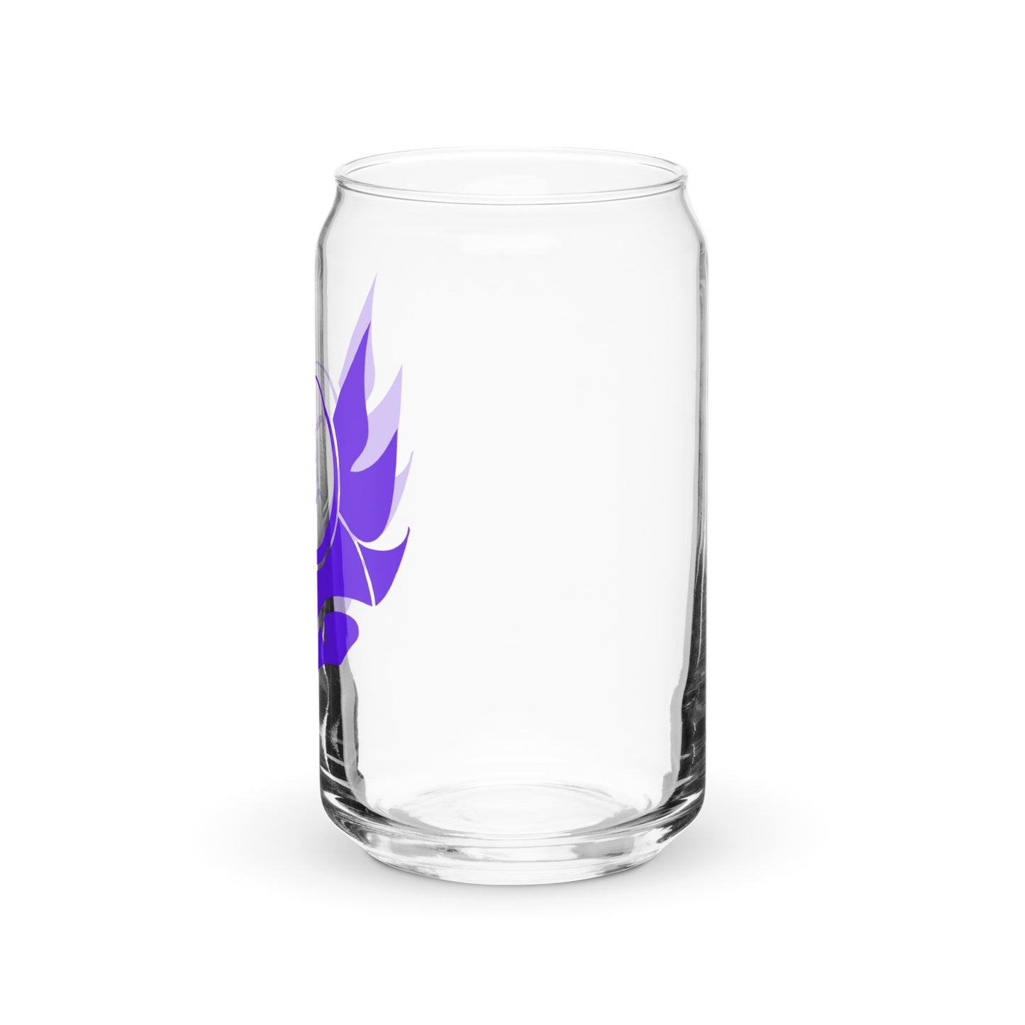 Banshee Logo - Can-shaped glass