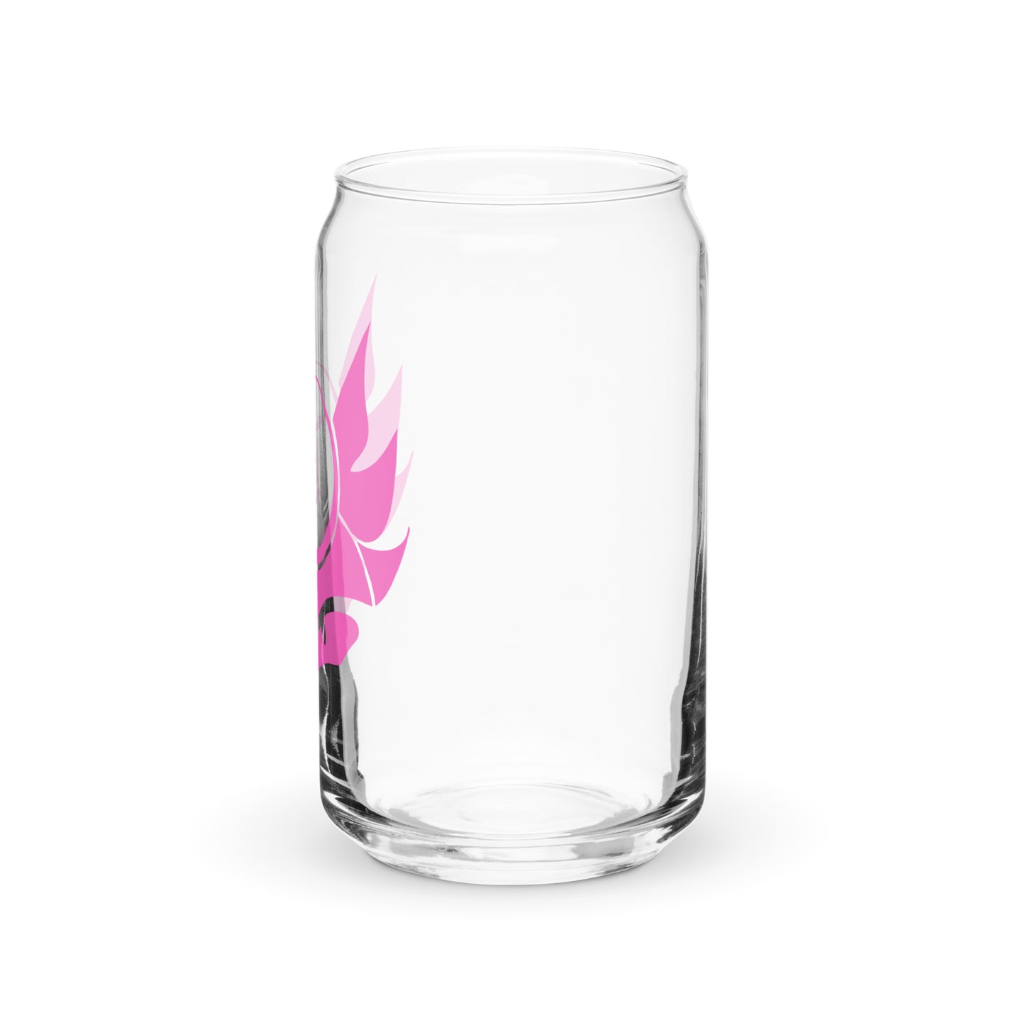 Banshee Logo - Can-shaped glass