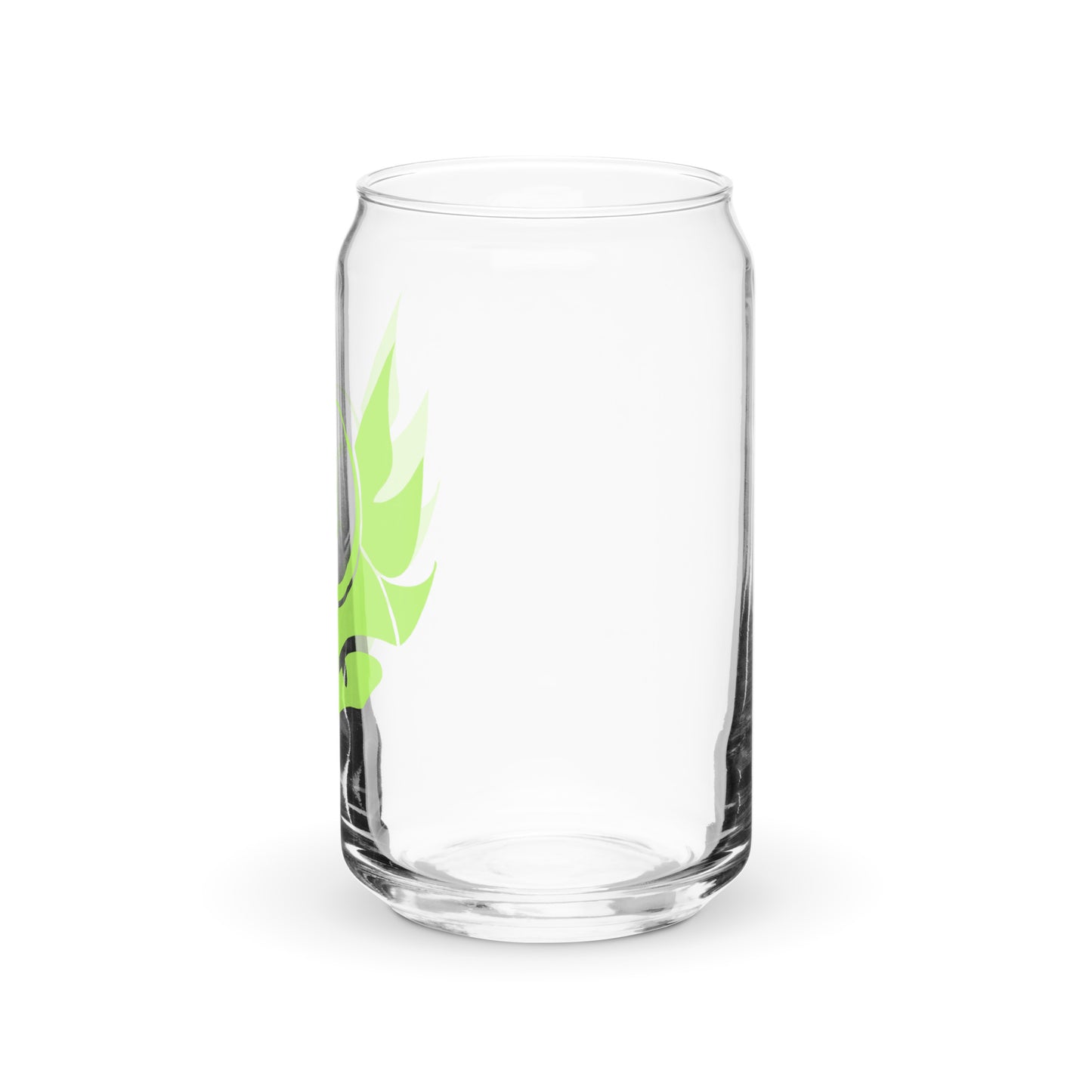 Banshee Logo - Can-shaped glass