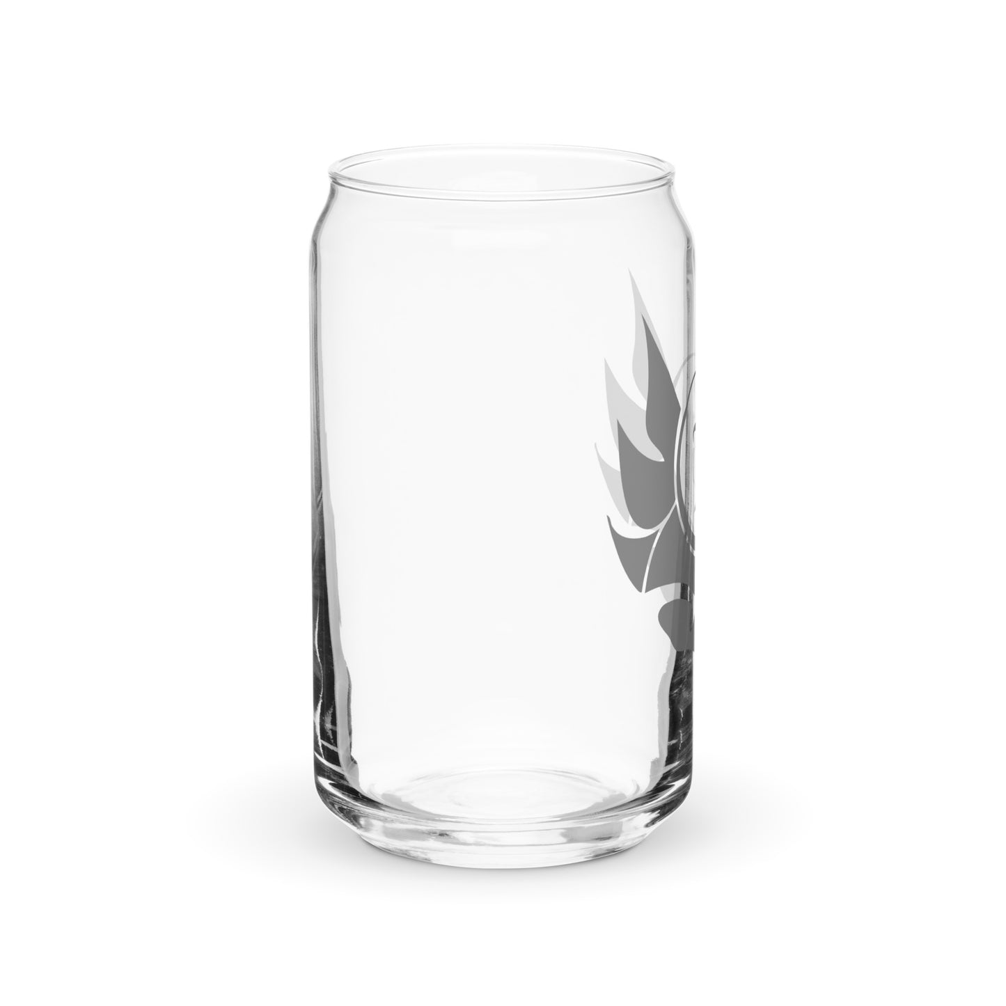 Banshee Logo - Can-shaped glass