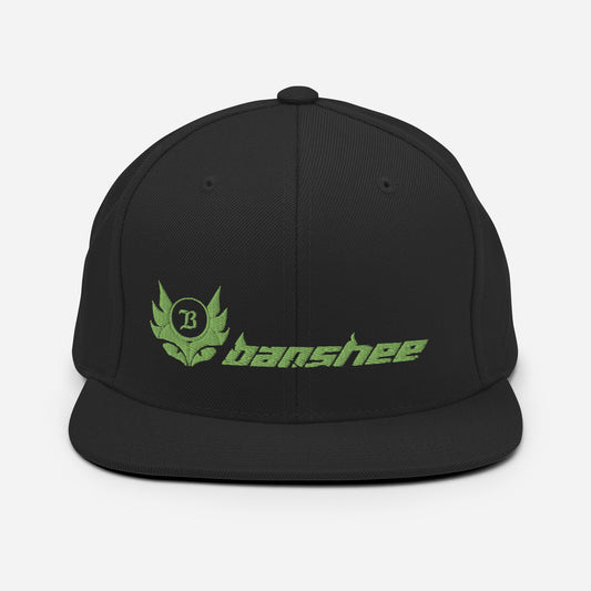 Banshee Lime Green Logo - Snapback Hat