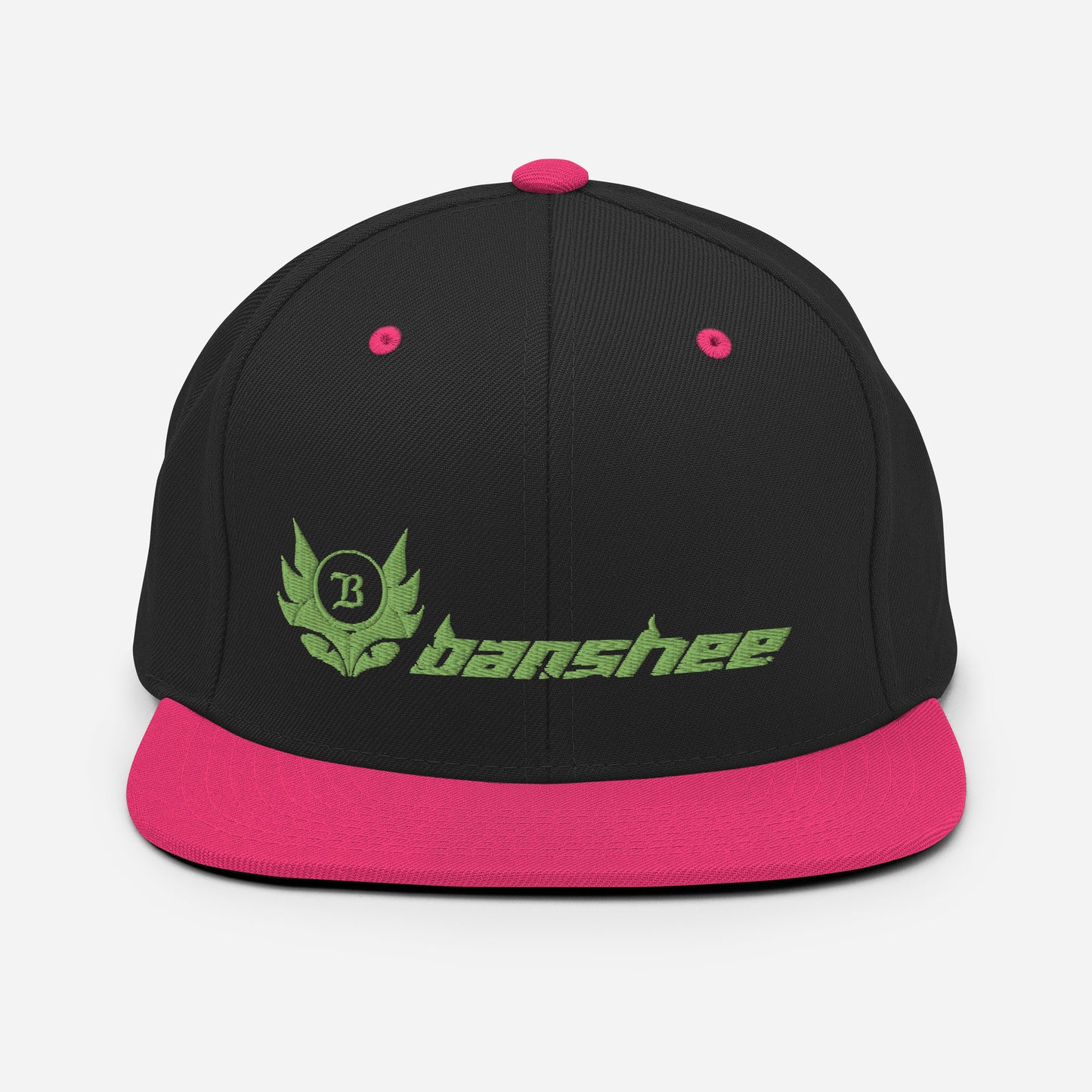 Banshee Lime Green Logo - Snapback Hat