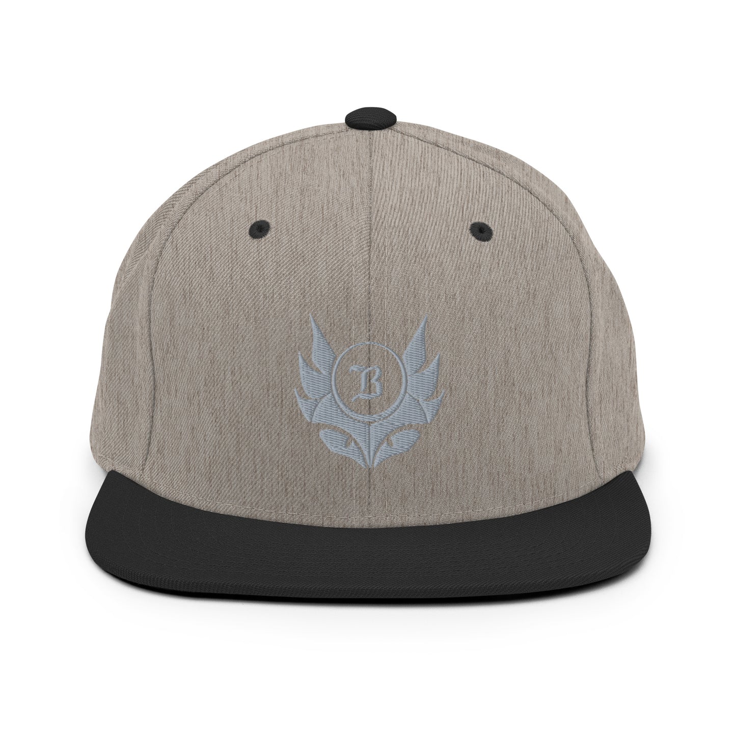 Banshee Stealth Grey Creature Logo - Snapback Hat