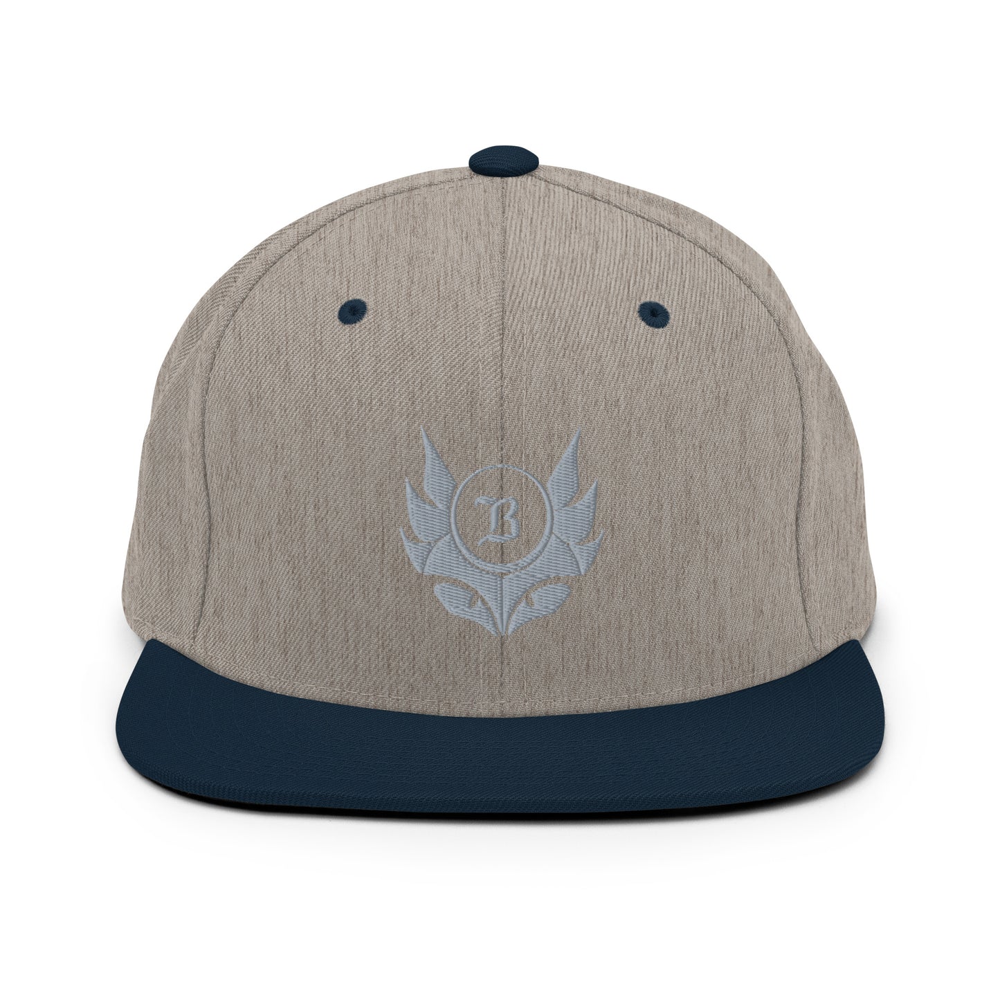 Banshee Stealth Grey Creature Logo - Snapback Hat