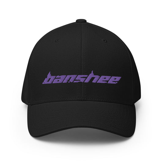 Banshee Purple Logo Flexfit Hat