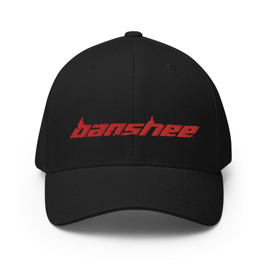 Banshee Red Logo Flexfit Hat