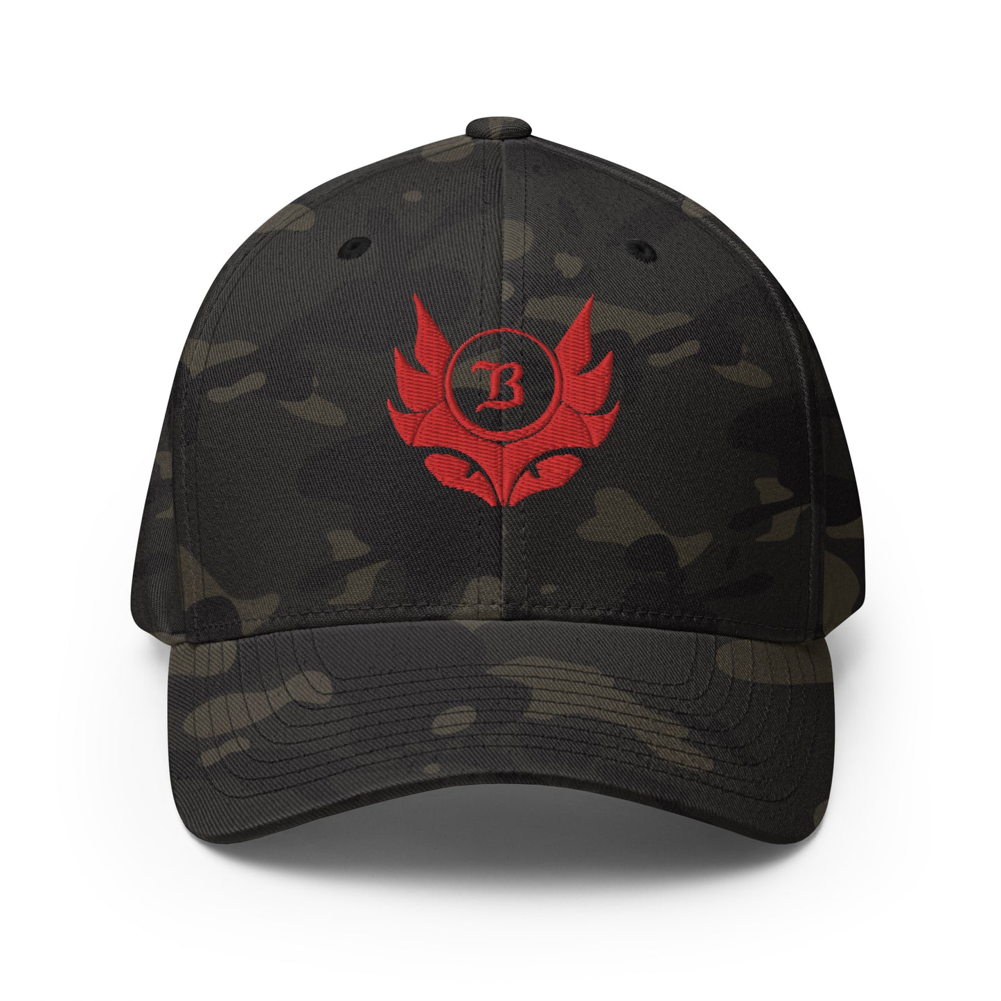 Banshee Red Creature Logo Flexfit Hat