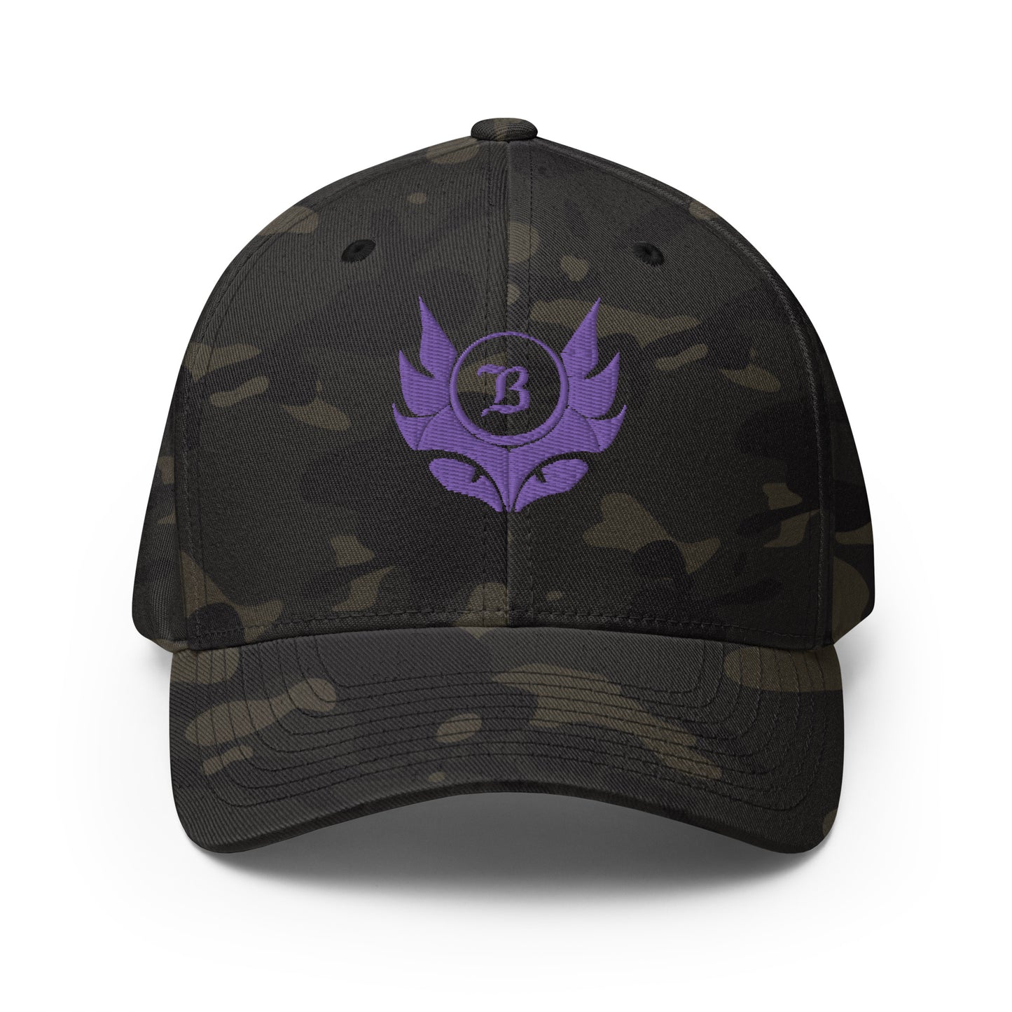 Banshee Purple Creature Logo Flexfit Hat