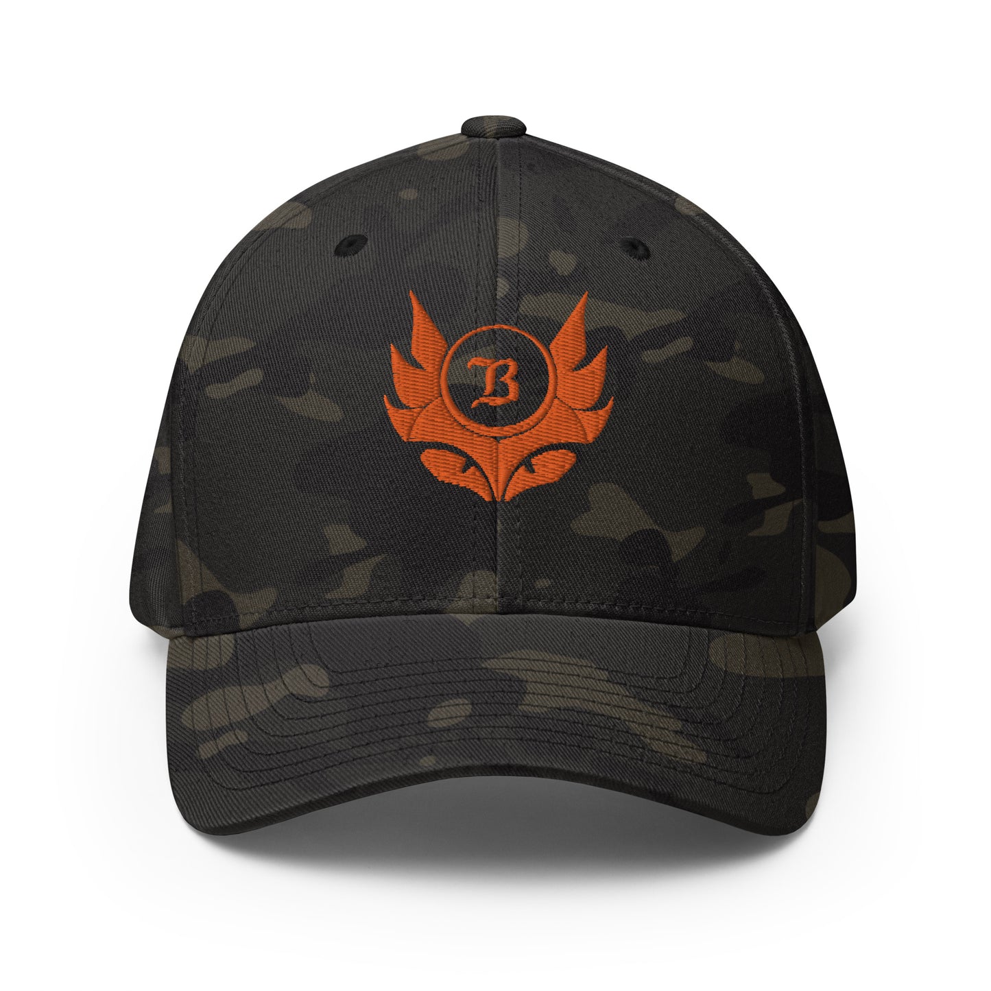 Banshee Orange Creature Logo Flexfit Hat