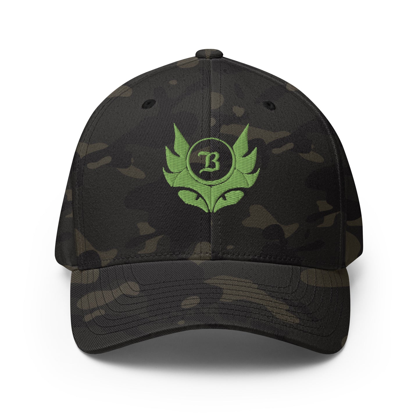 Banshee Lime Green Creature Logo Flexfit Hat