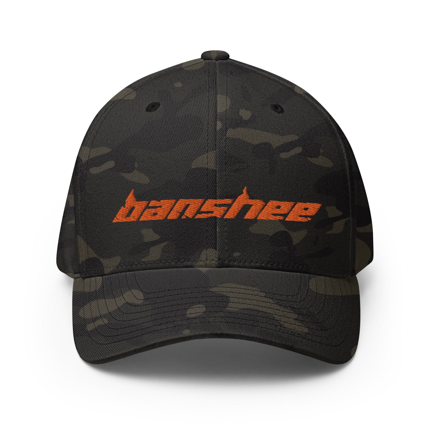 Banshee Orange Logo Flexfit Hat