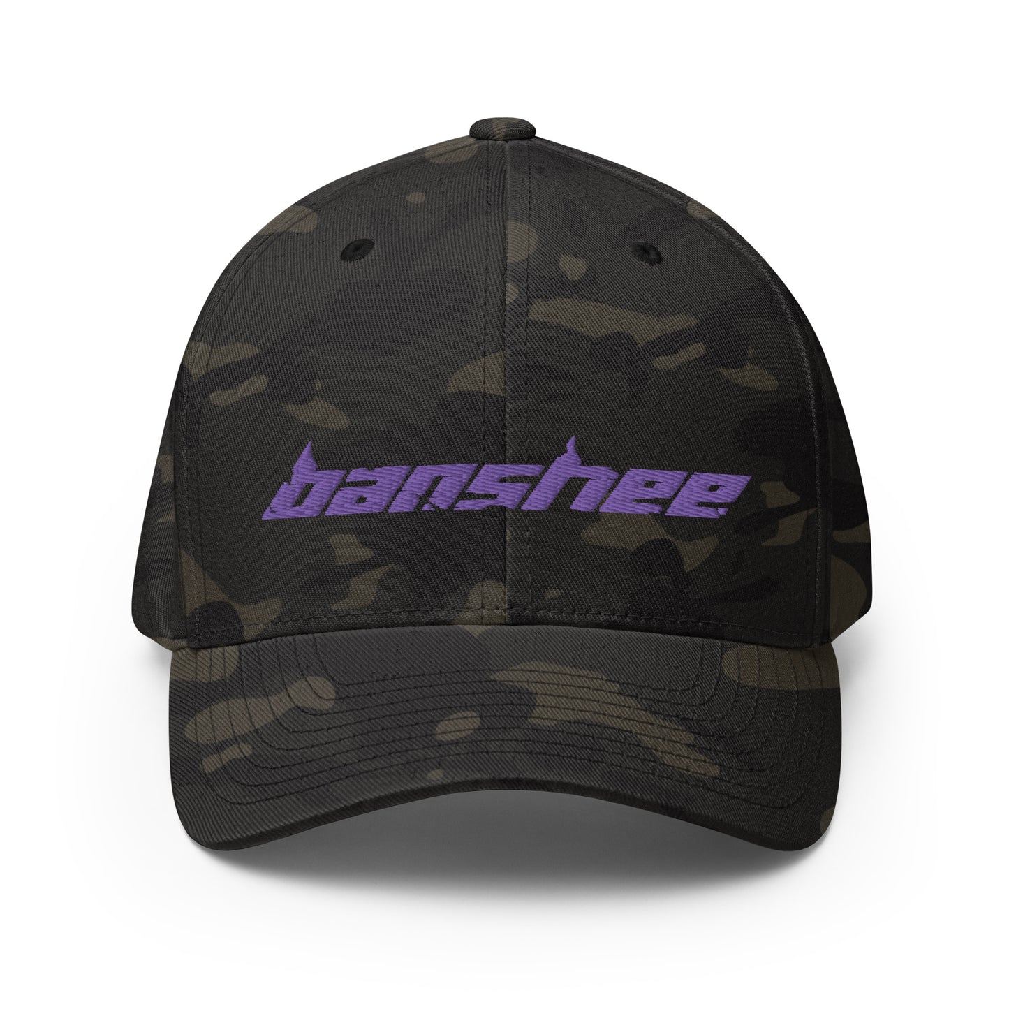 Banshee Purple Logo Flexfit Hat