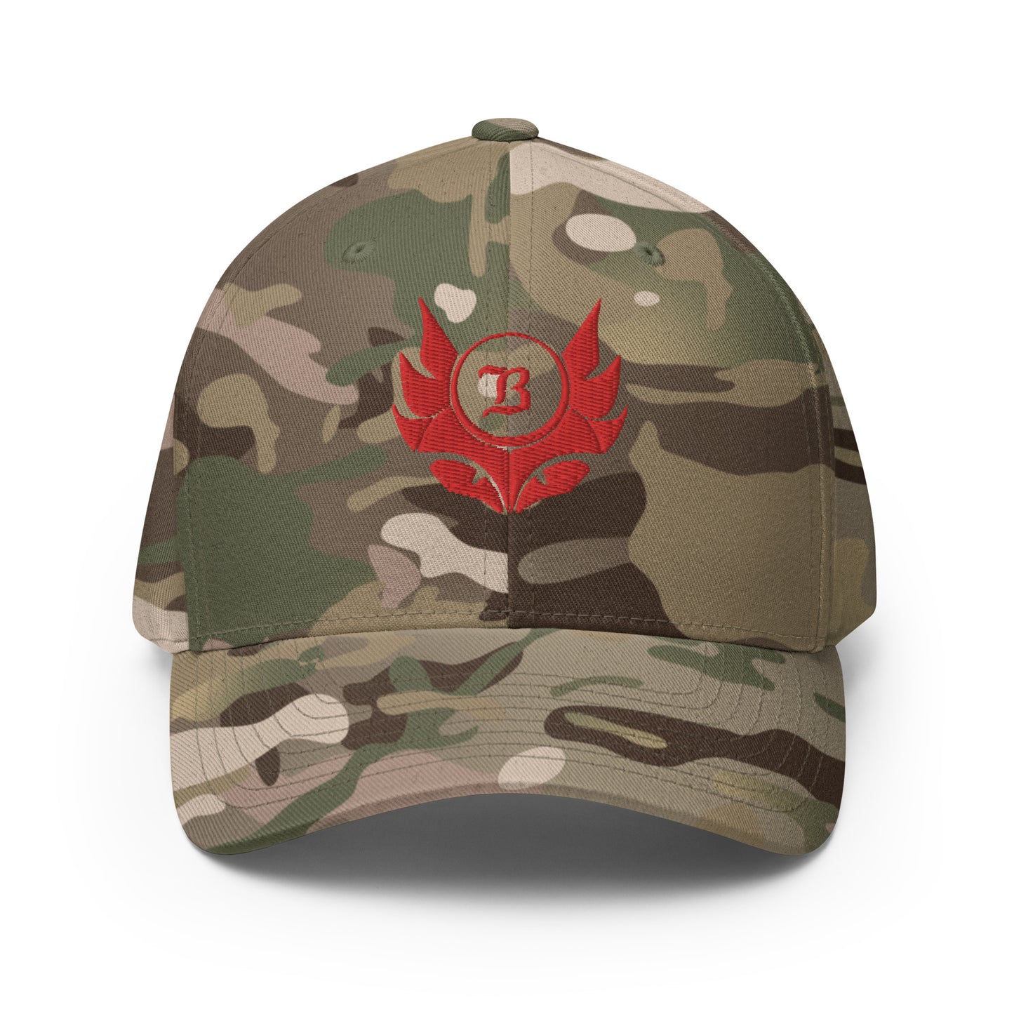 Banshee Red Creature Logo Flexfit Hat