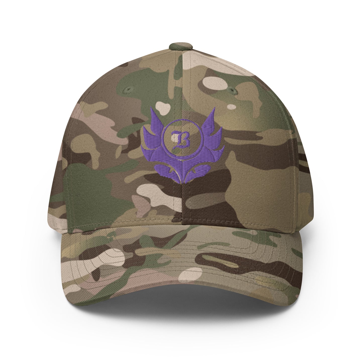 Banshee Purple Creature Logo Flexfit Hat