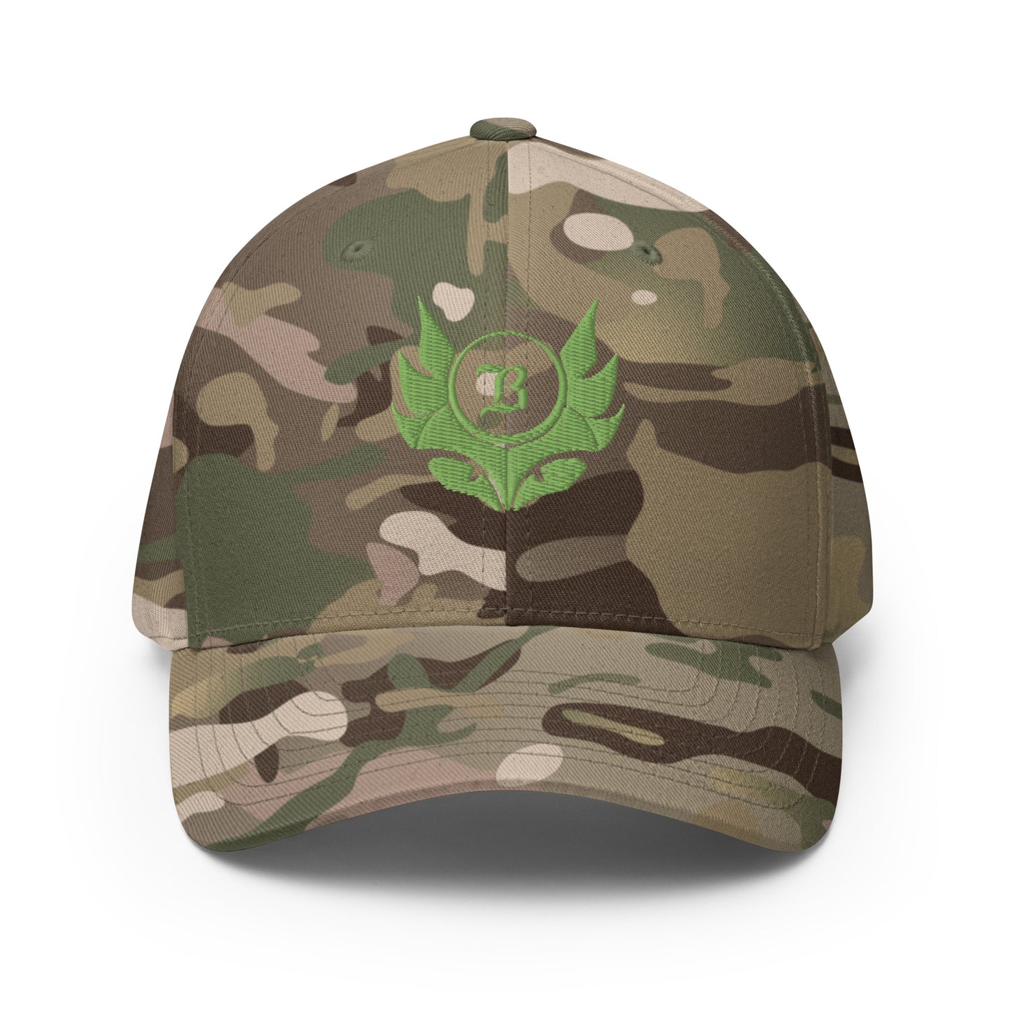 Banshee Lime Green Creature Logo Flexfit Hat