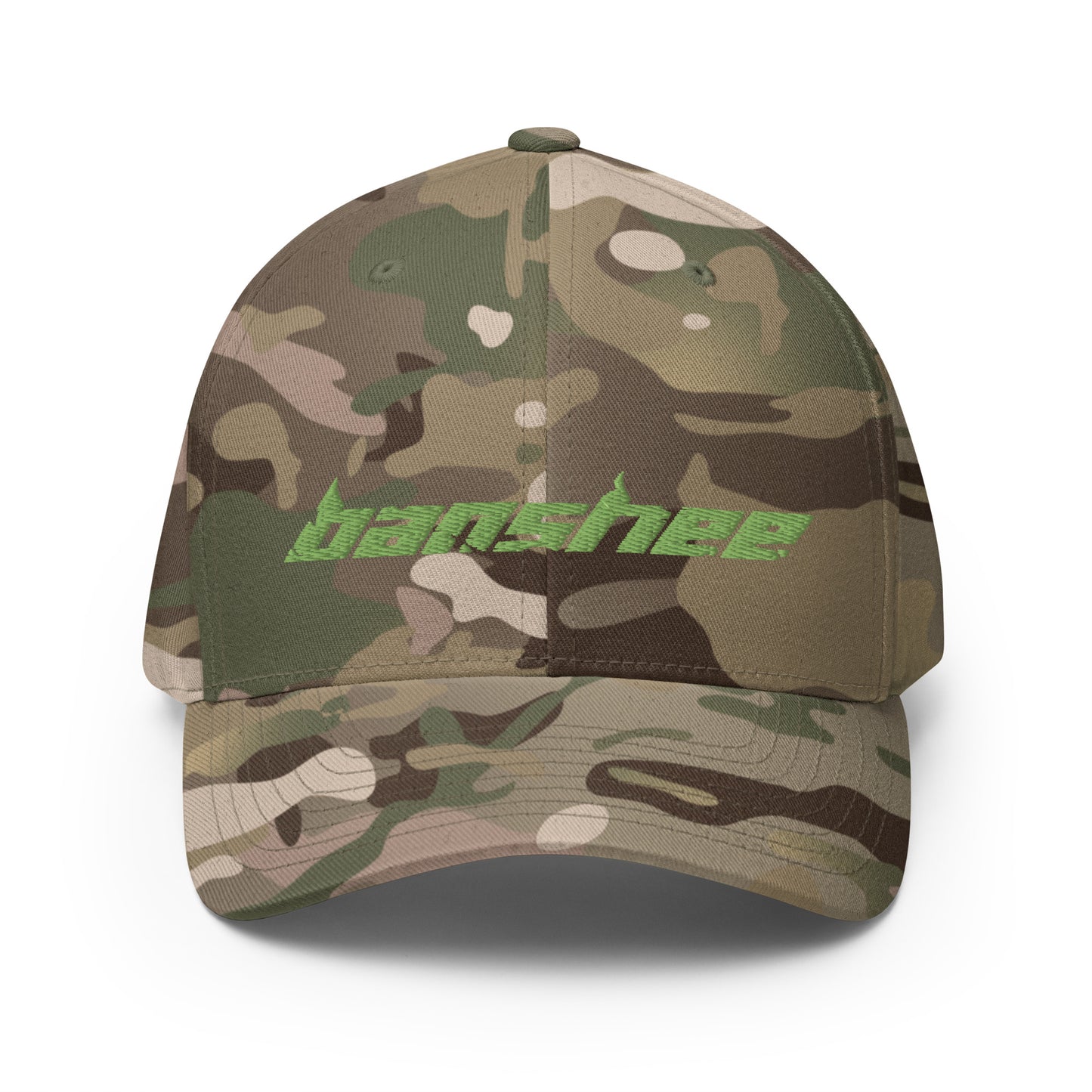 Banshee Lime Green Logo Flexfit Hat