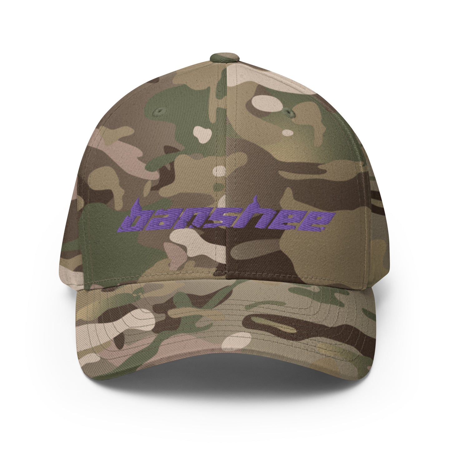 Banshee Purple Logo Flexfit Hat