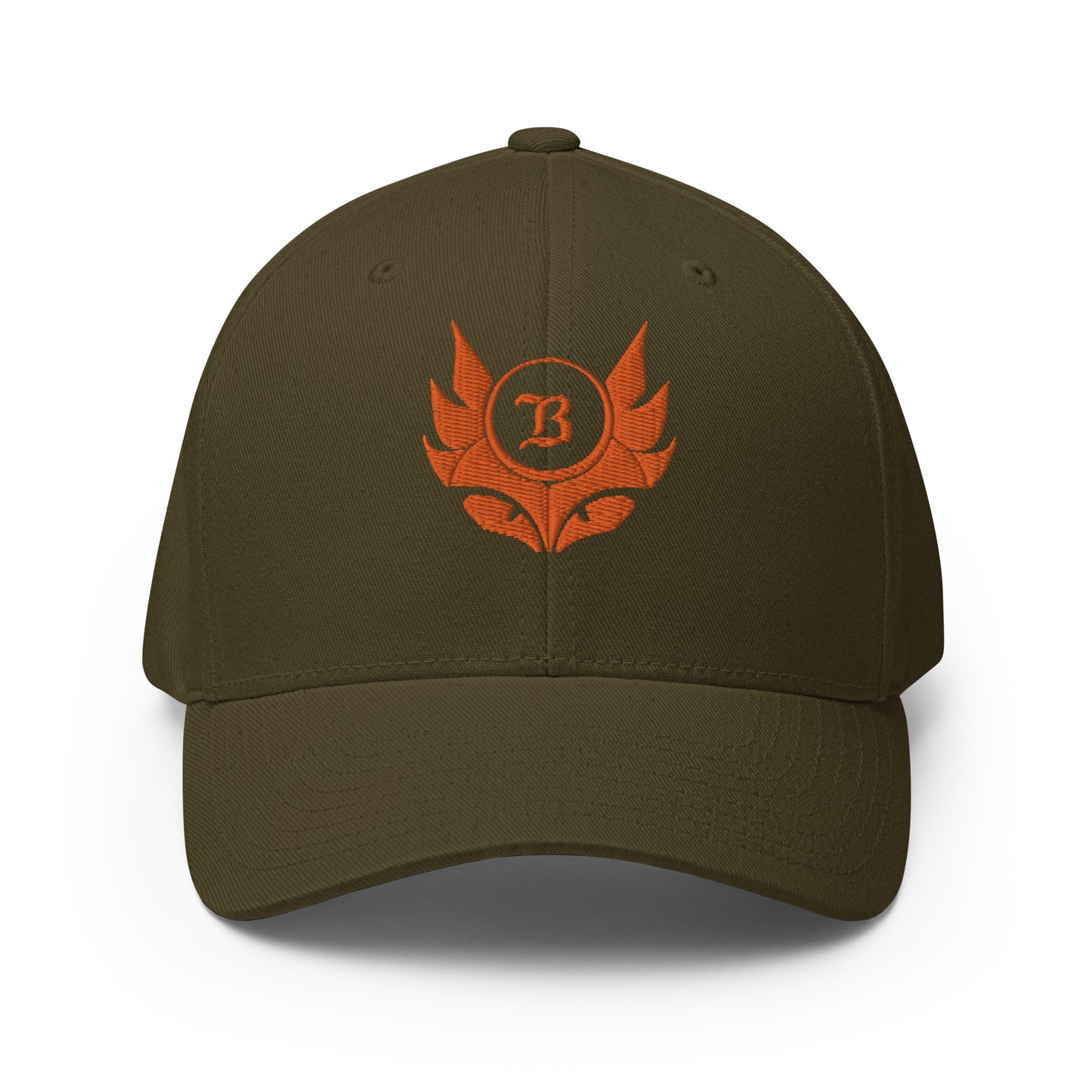 Banshee Orange Creature Logo Flexfit Hat