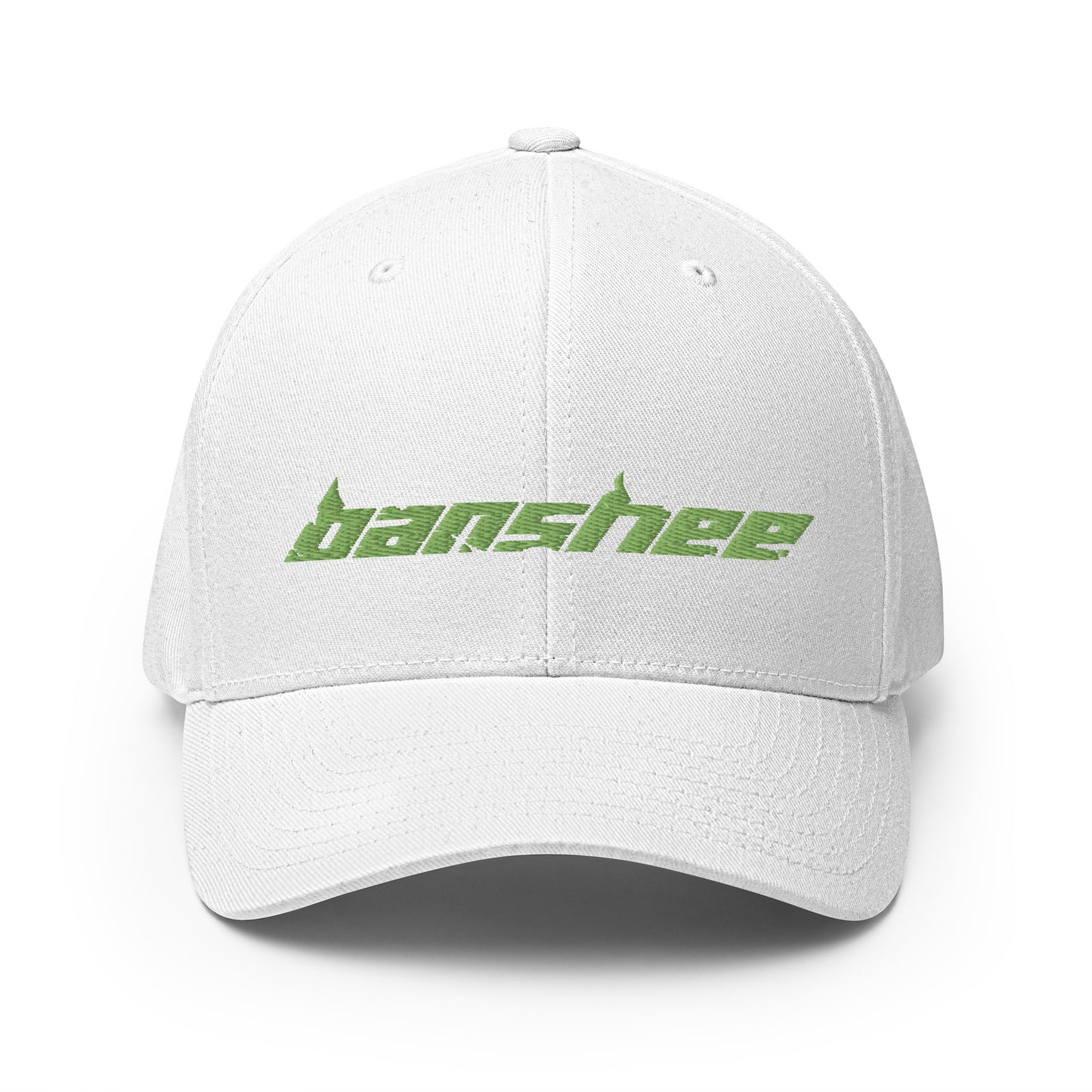 Banshee Lime Green Logo Flexfit Hat