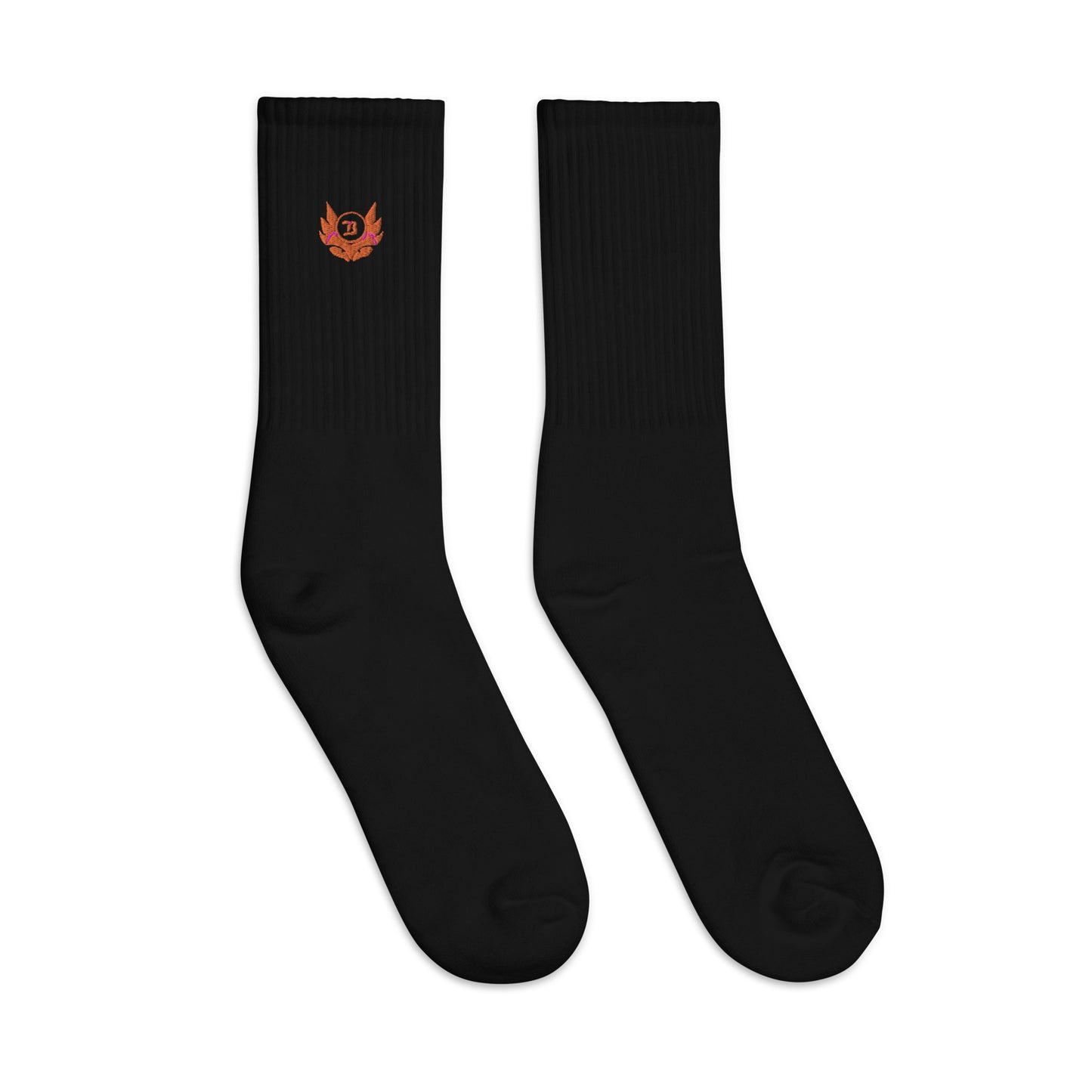 Banshee Green Creature Logo Embroidered socks