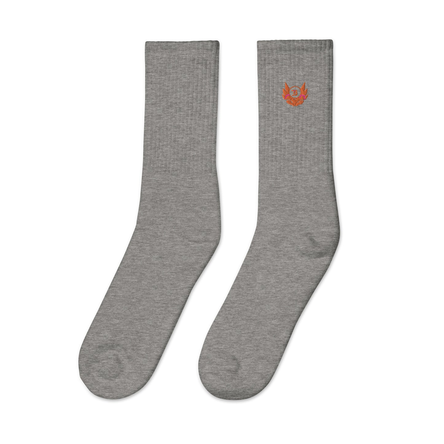 Banshee Green Creature Logo Embroidered socks