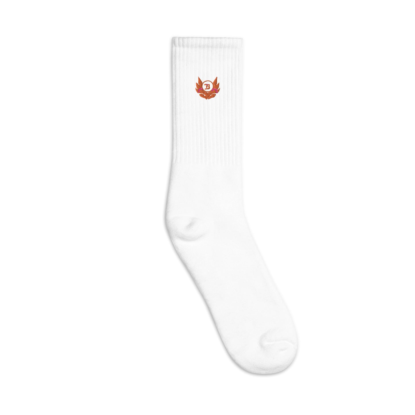 Banshee Green Creature Logo Embroidered socks